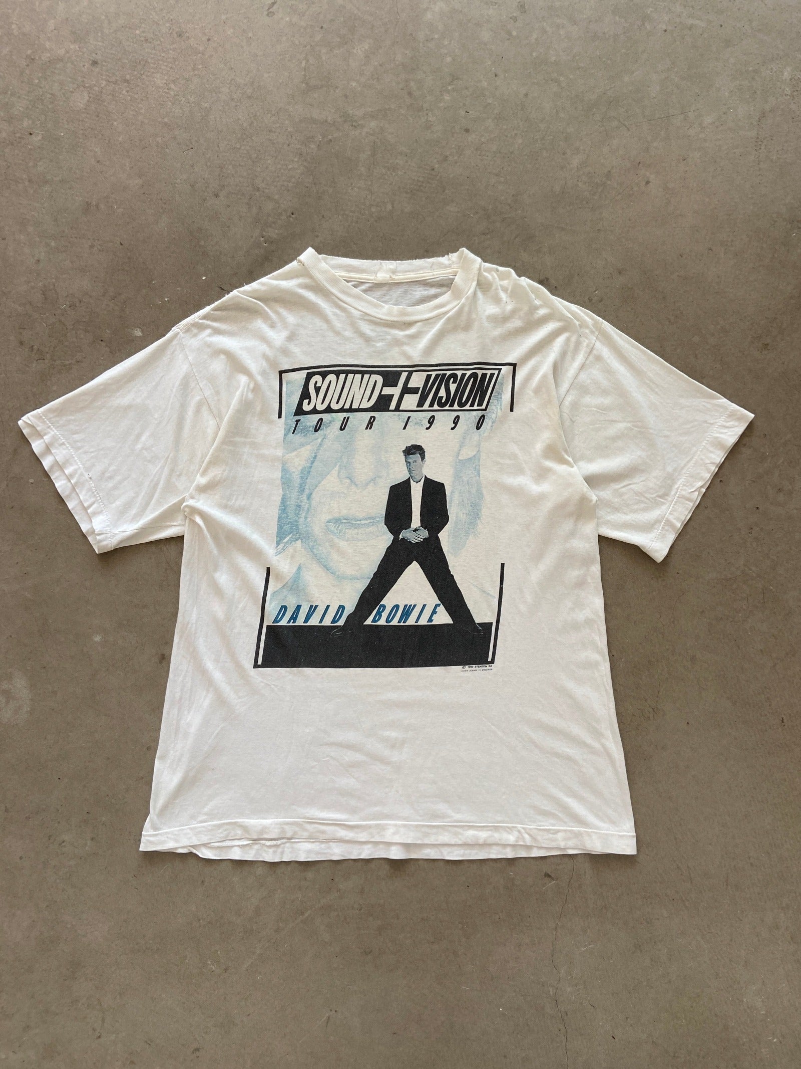1990 David Bowie Sound + Vision Tour T-Shirt - XL – Permanent Orbit