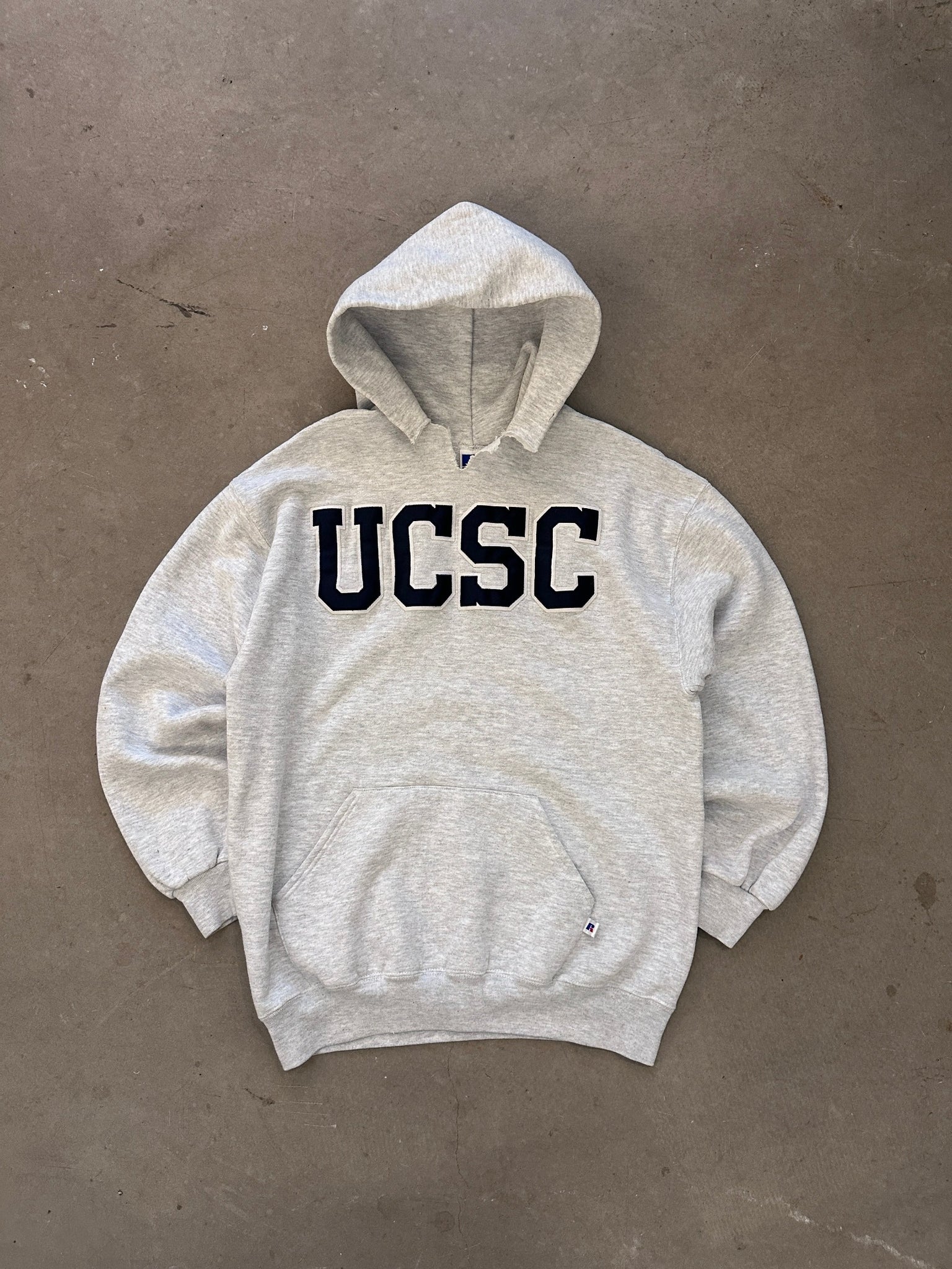 1990's UCSC Russell Athletic Hoodie - XL