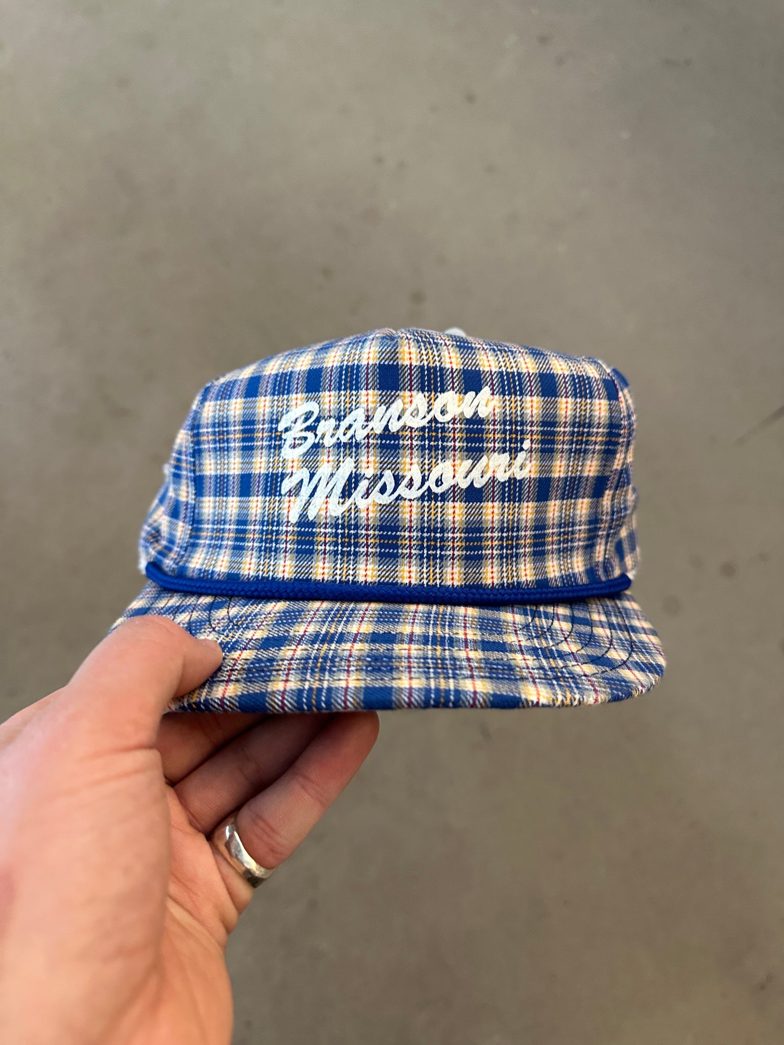 1990's Branson Missouri Check Cap