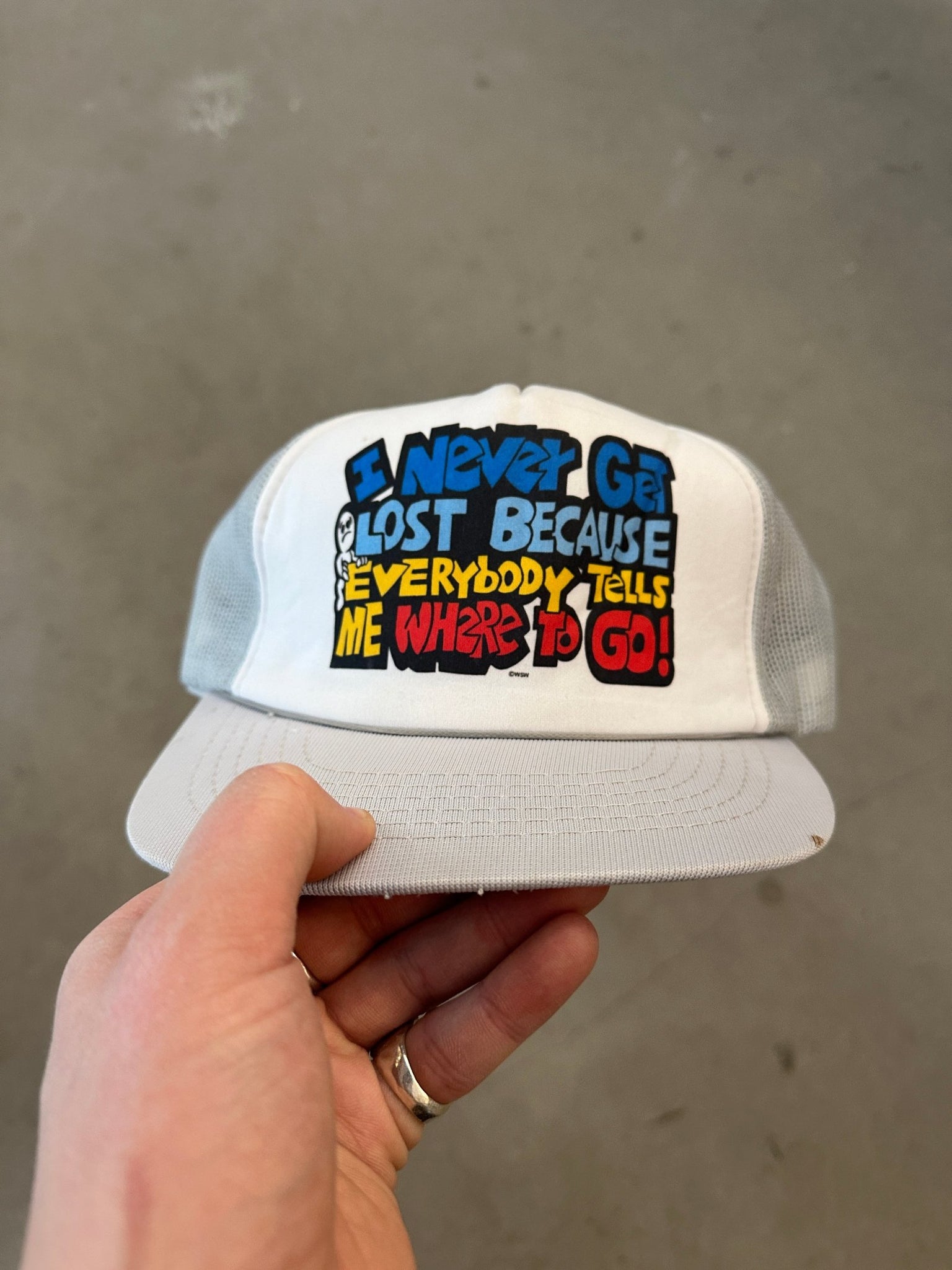 1990's Everyone Tells Me Where to Go Trucker Cap