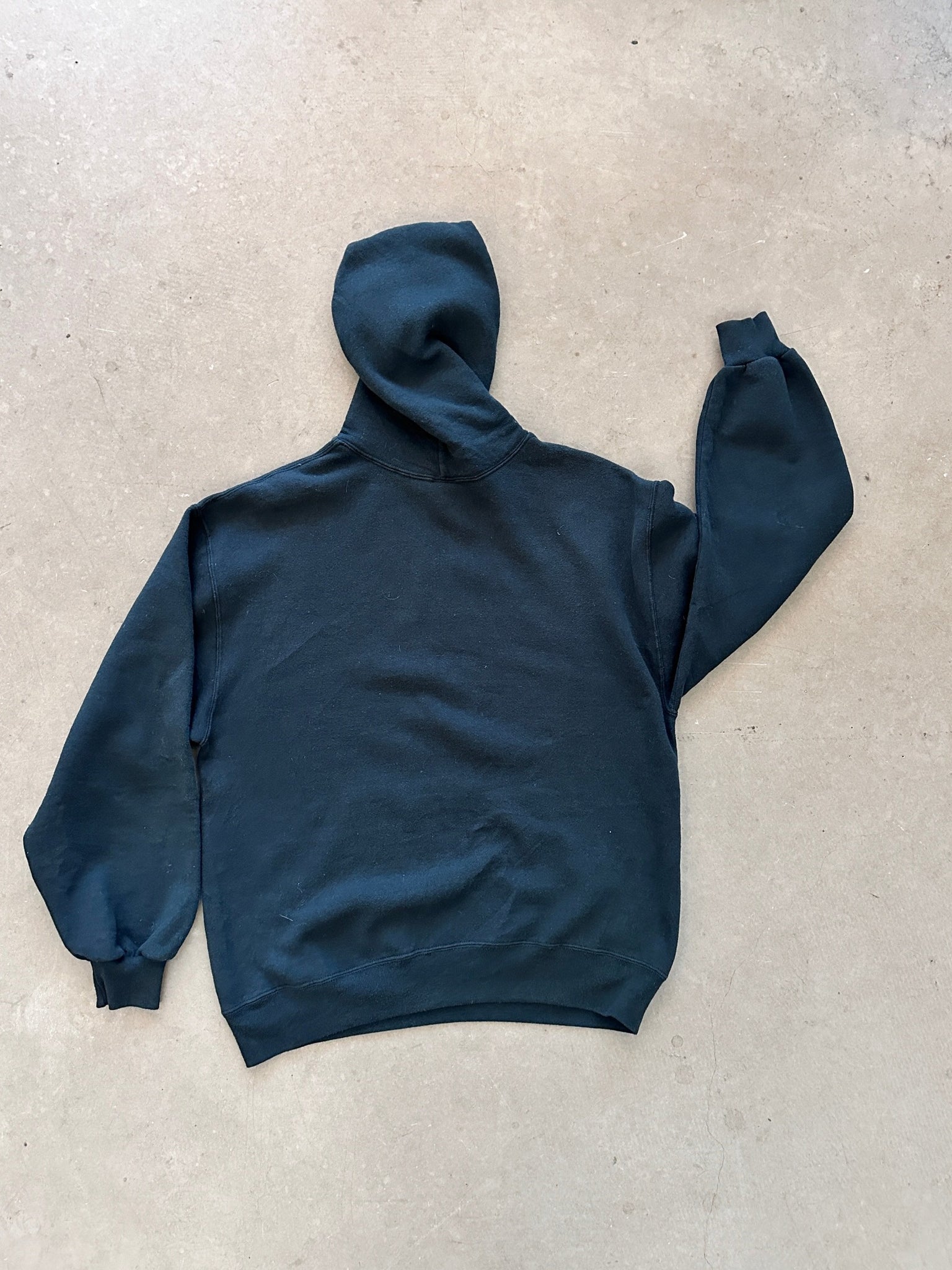 1990's Russell Athletic Blank Hoodie - L