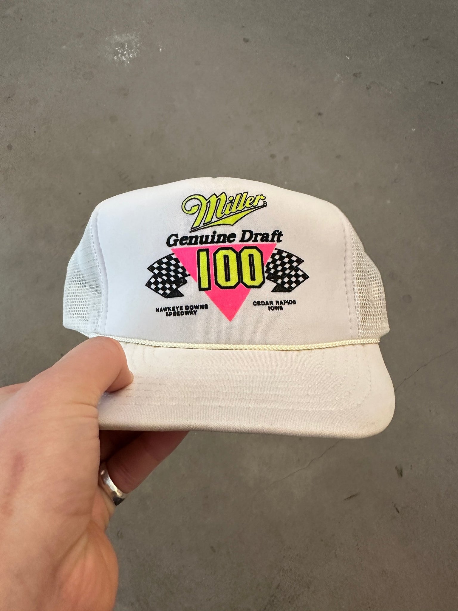 1990's Miller 100 Draft Trucker Cap