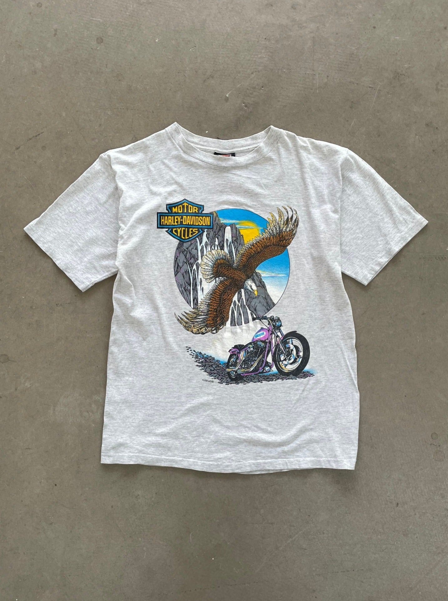 1990's Harley Davidson Eagle T-Shirt - L