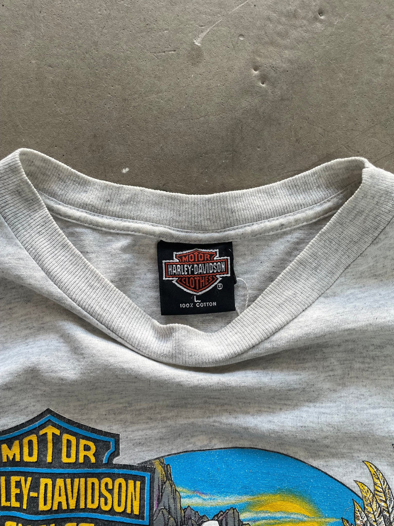 1990's Harley Davidson Eagle T-Shirt - L