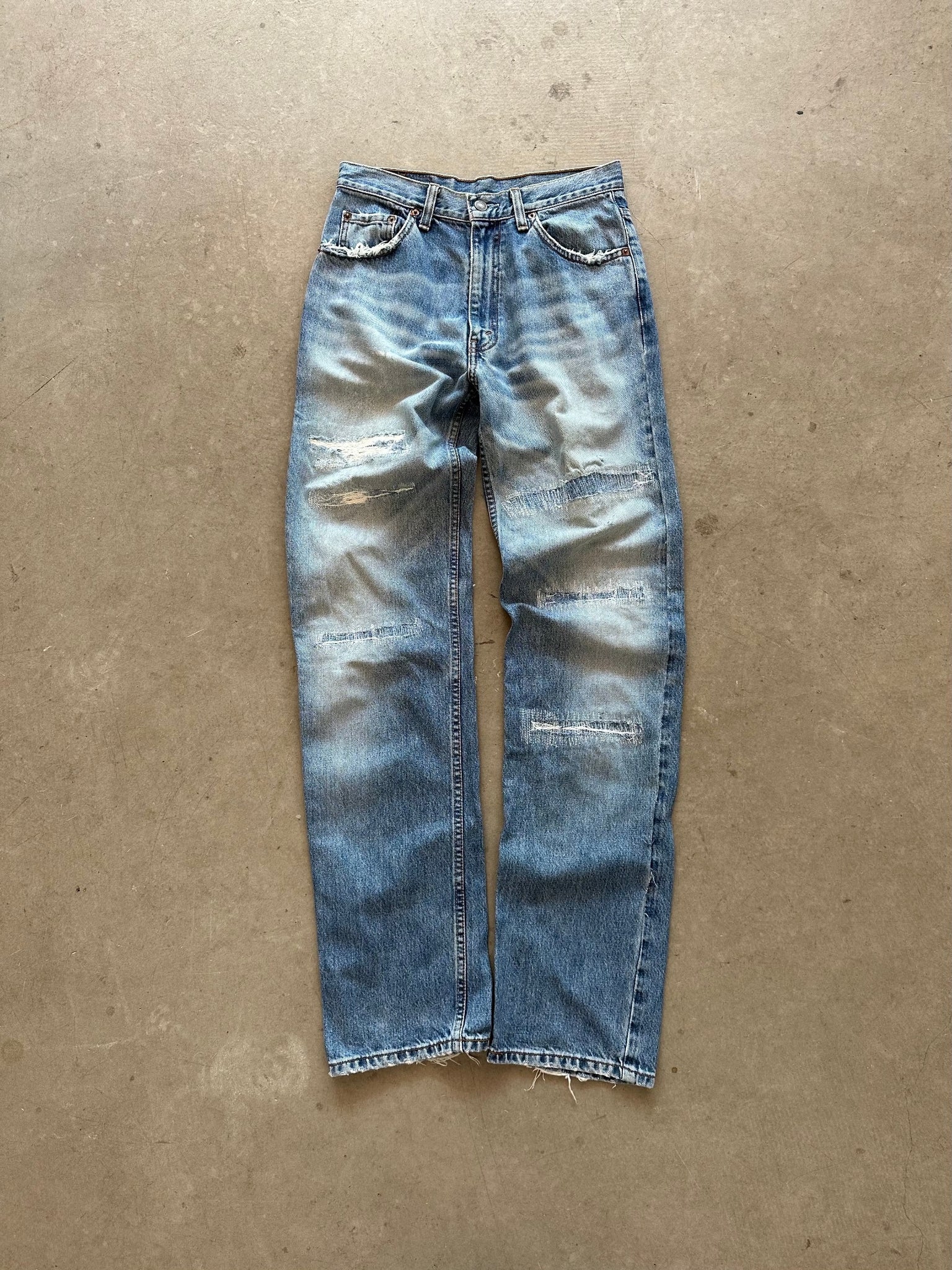 1990's Levi's 501 Repaired Jeans - 29 x 34