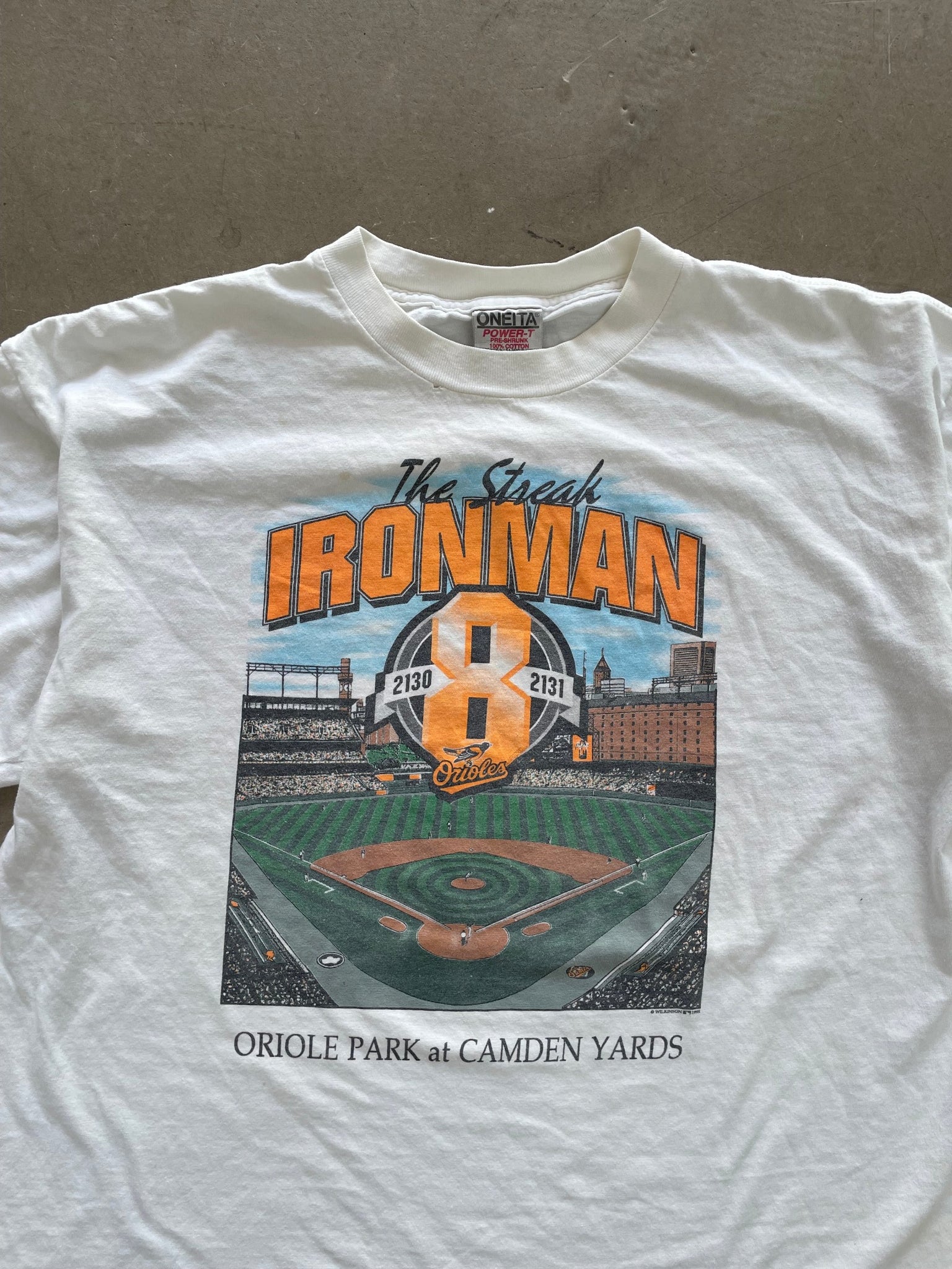 1995 Orioles Ironman T-Shirt - XL