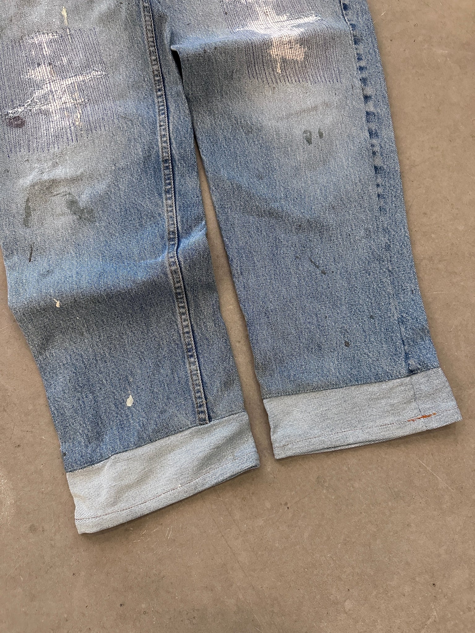 1990's Levi's 550 Repaired Jeans - 33 x 30