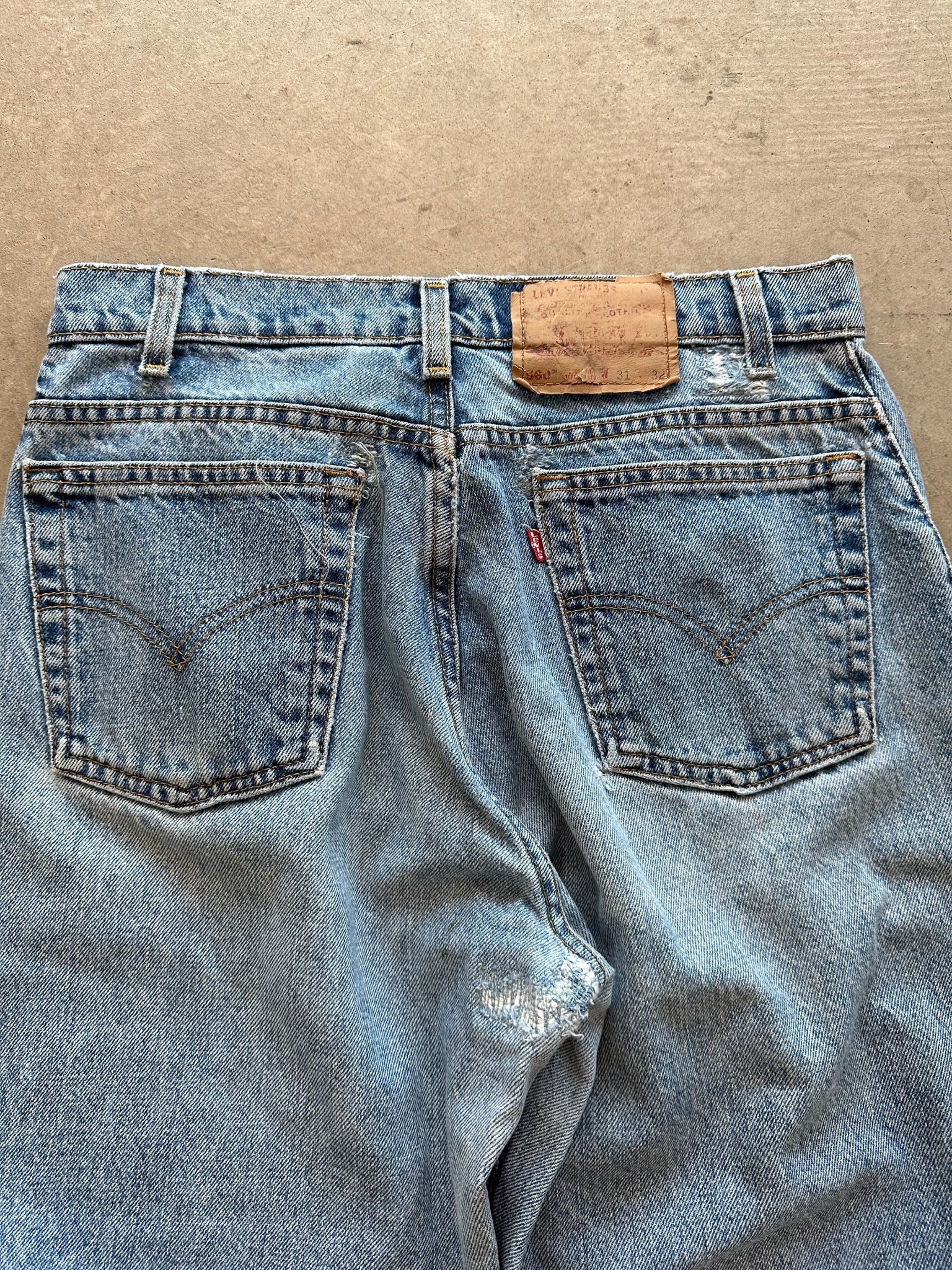 1994 Levi's 560 Repaired Jeans - 31 x 32