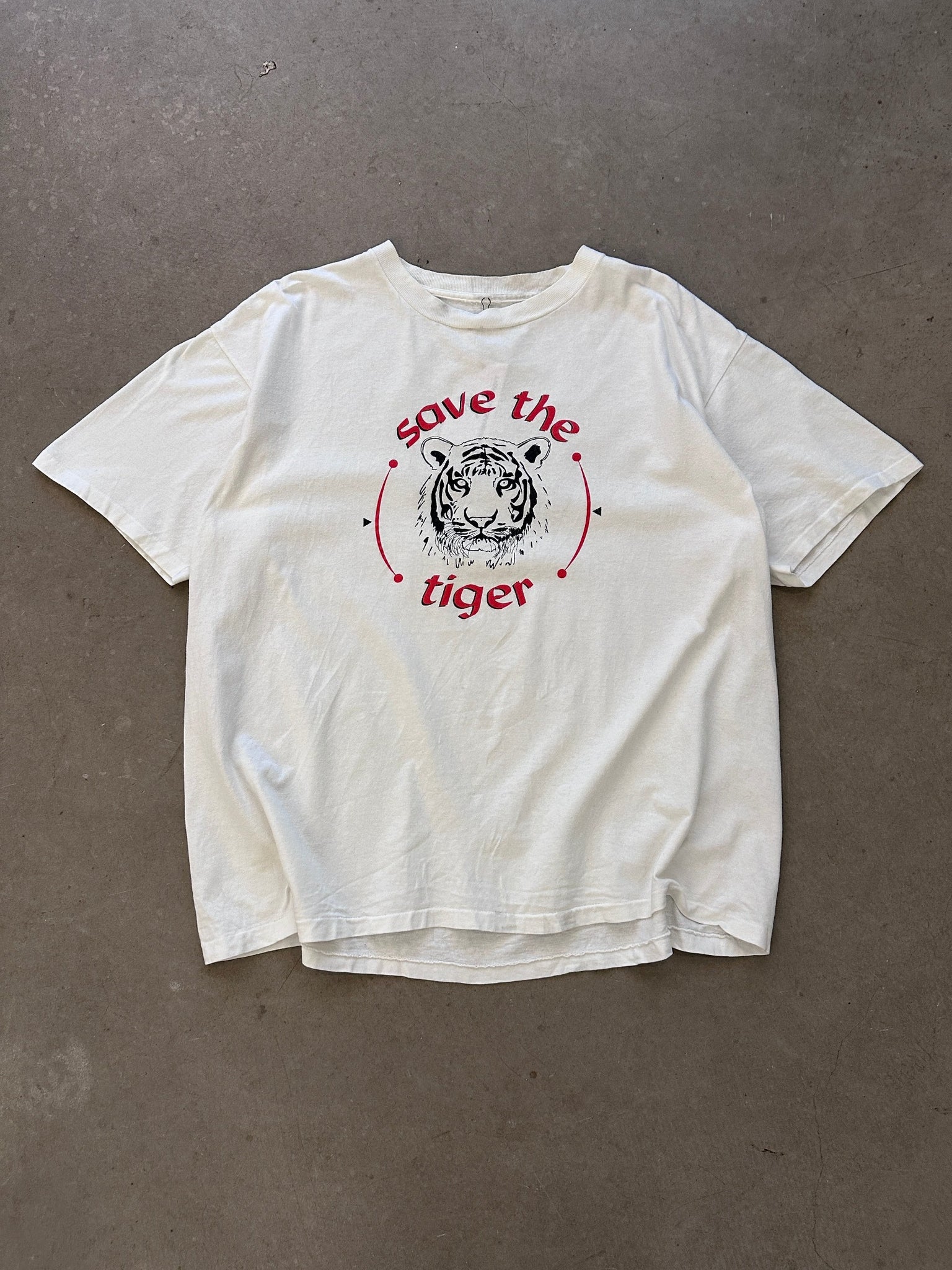 1990's WWF Save The Tiger T-Shirt - XL