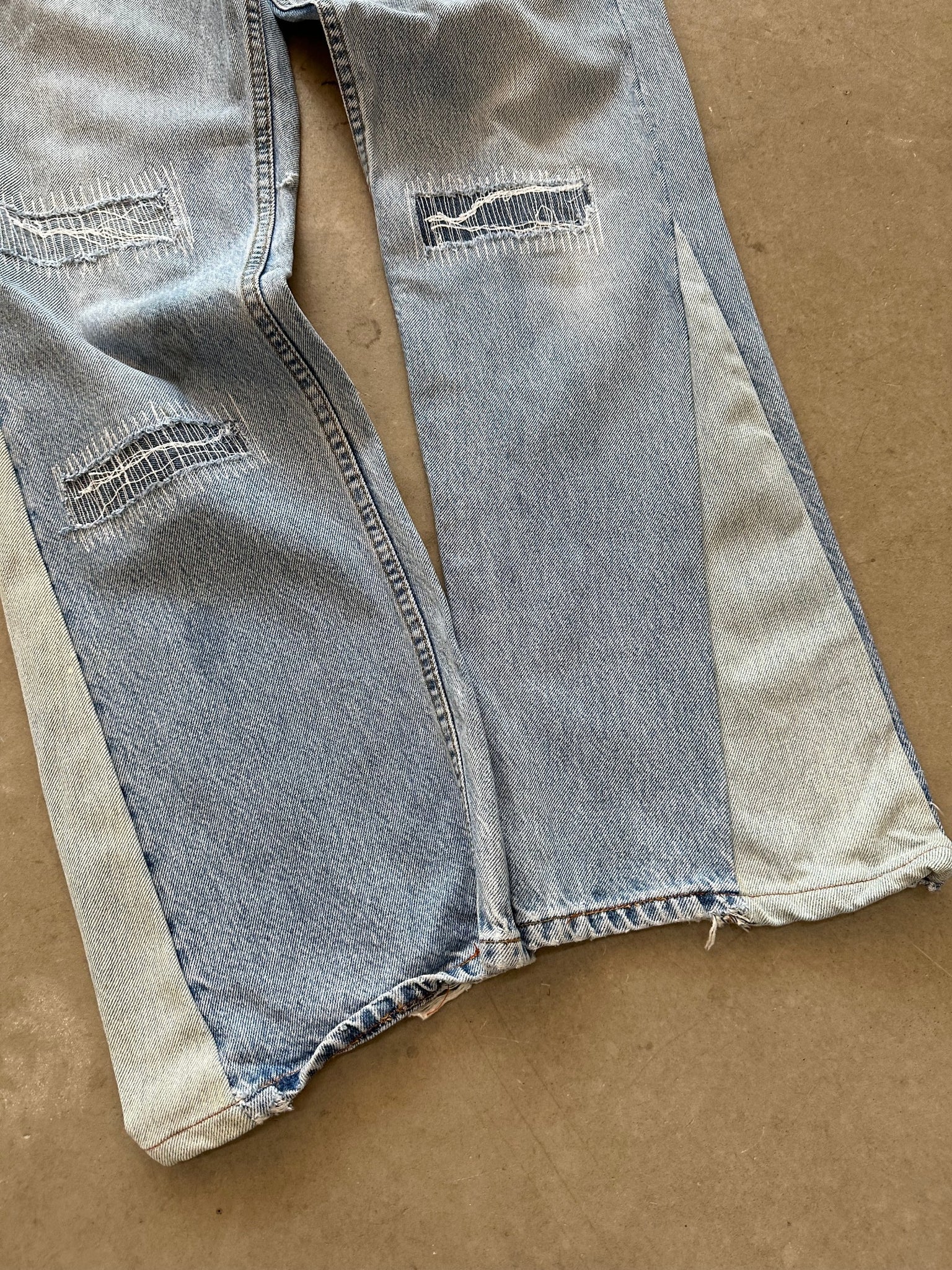 1995 Levi's Orange Tab 550 Repaired Jeans - 34 x 32