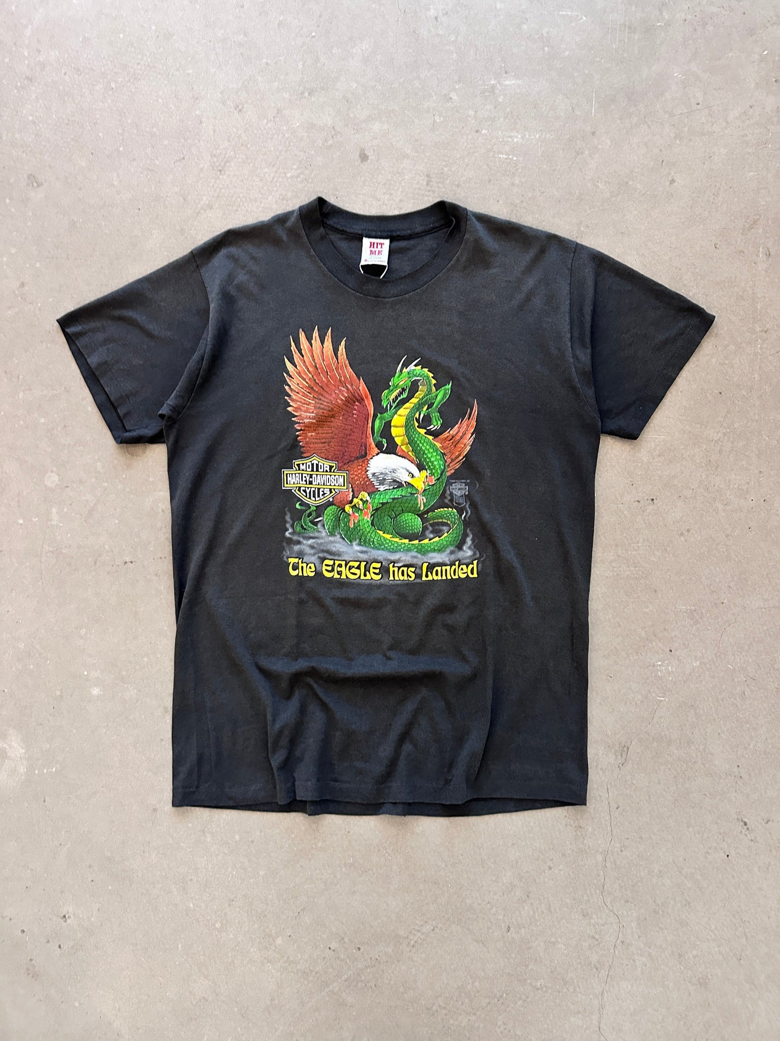 1986 Harley Davidson The Eagle Has Landed T-Shirt - XXL