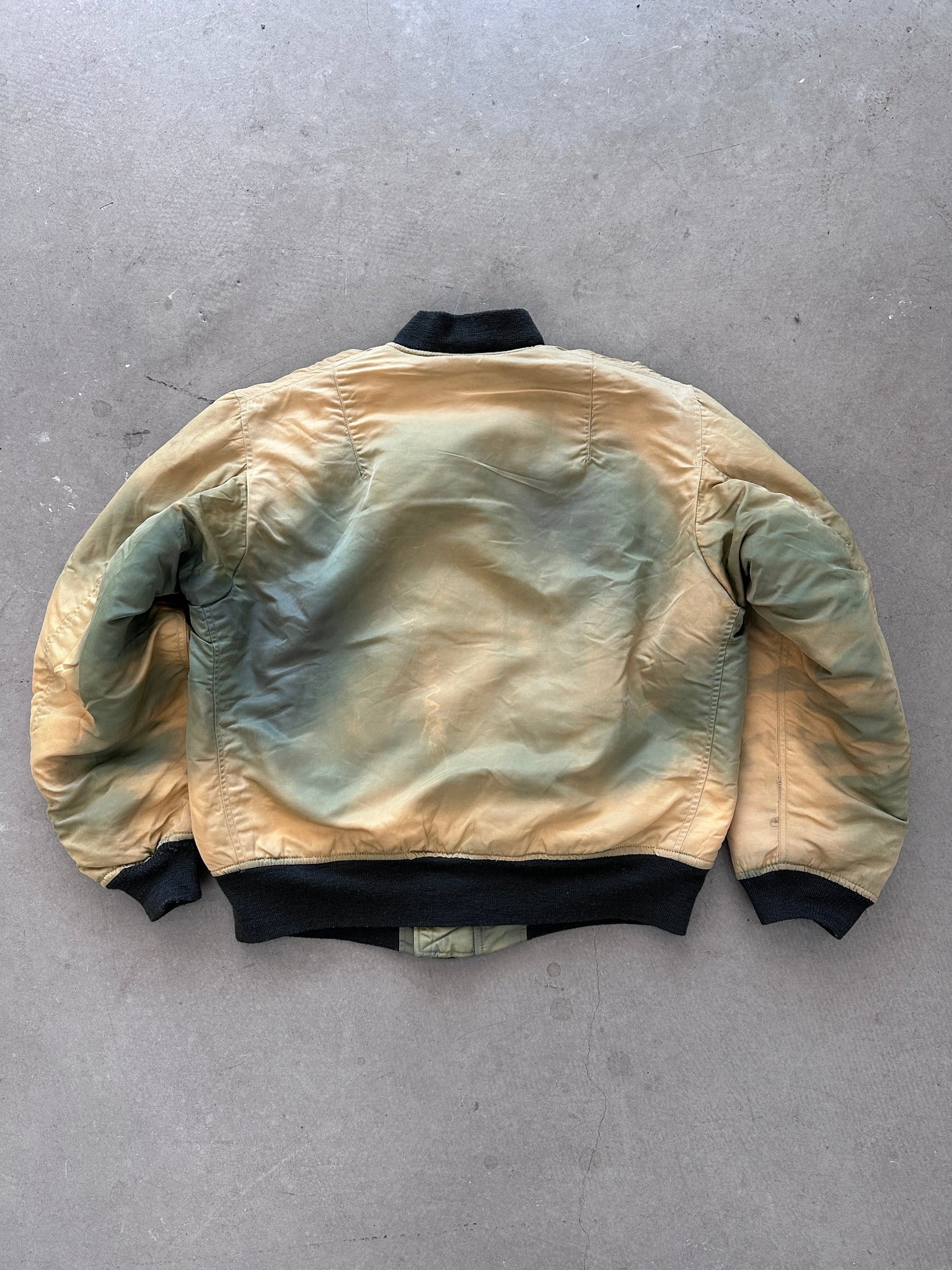 1990's Buzz Rickson Faded MA-1 Flight Jacket - L