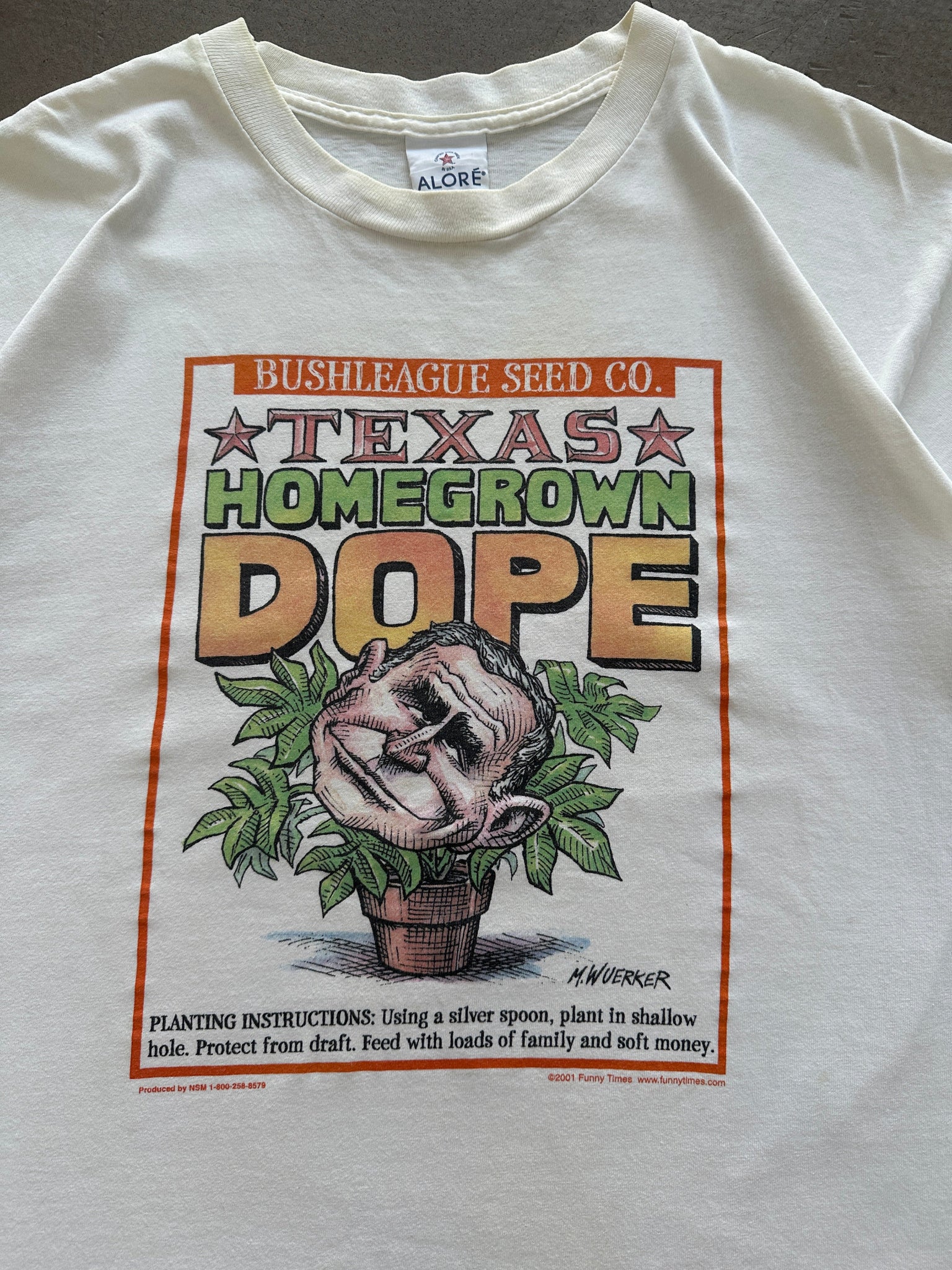 2001 Texas Homegrown Dope T-Shirt - L
