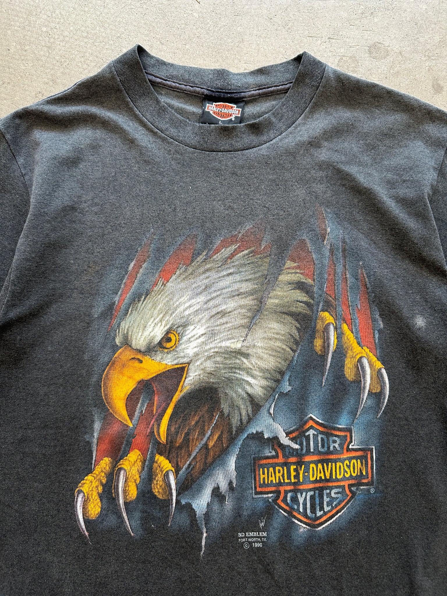 1990 Harley Davidson Fort Worth T-Shirt - L