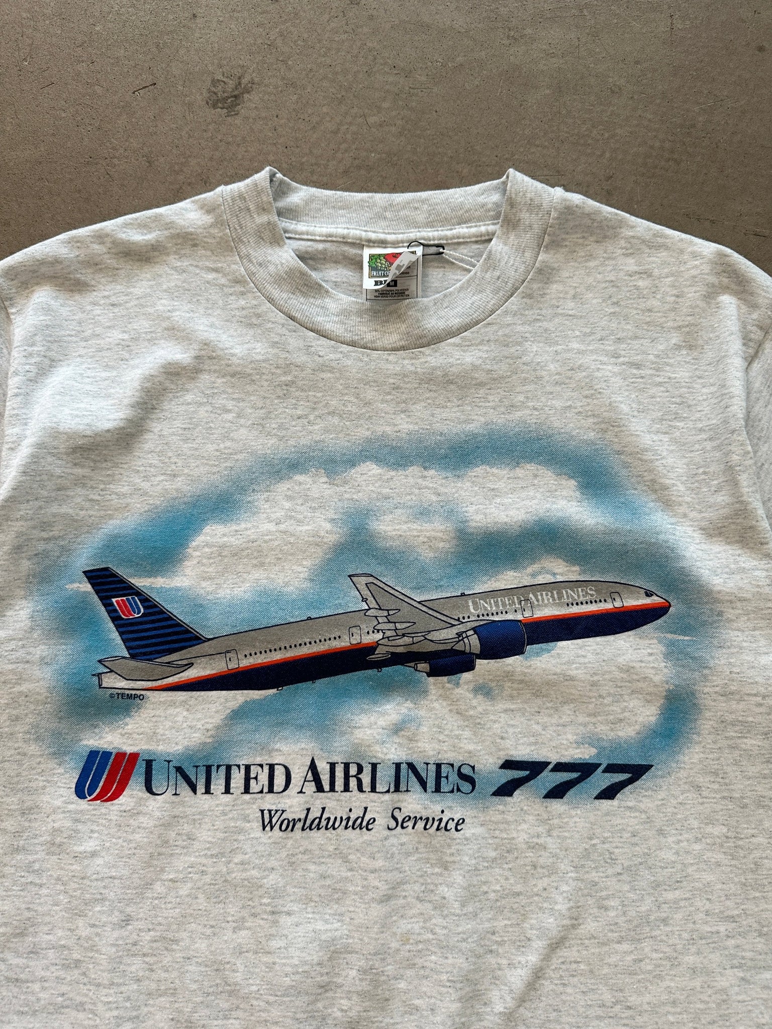 1990’s United Airlines 777 T-shirt - M