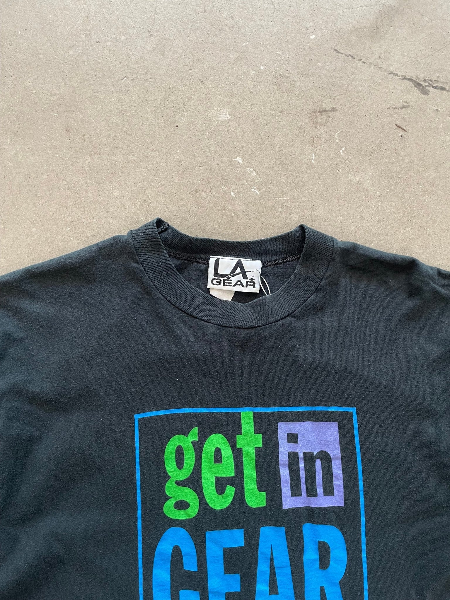 1990's LA Gear Get in Gear T-Shirt - L