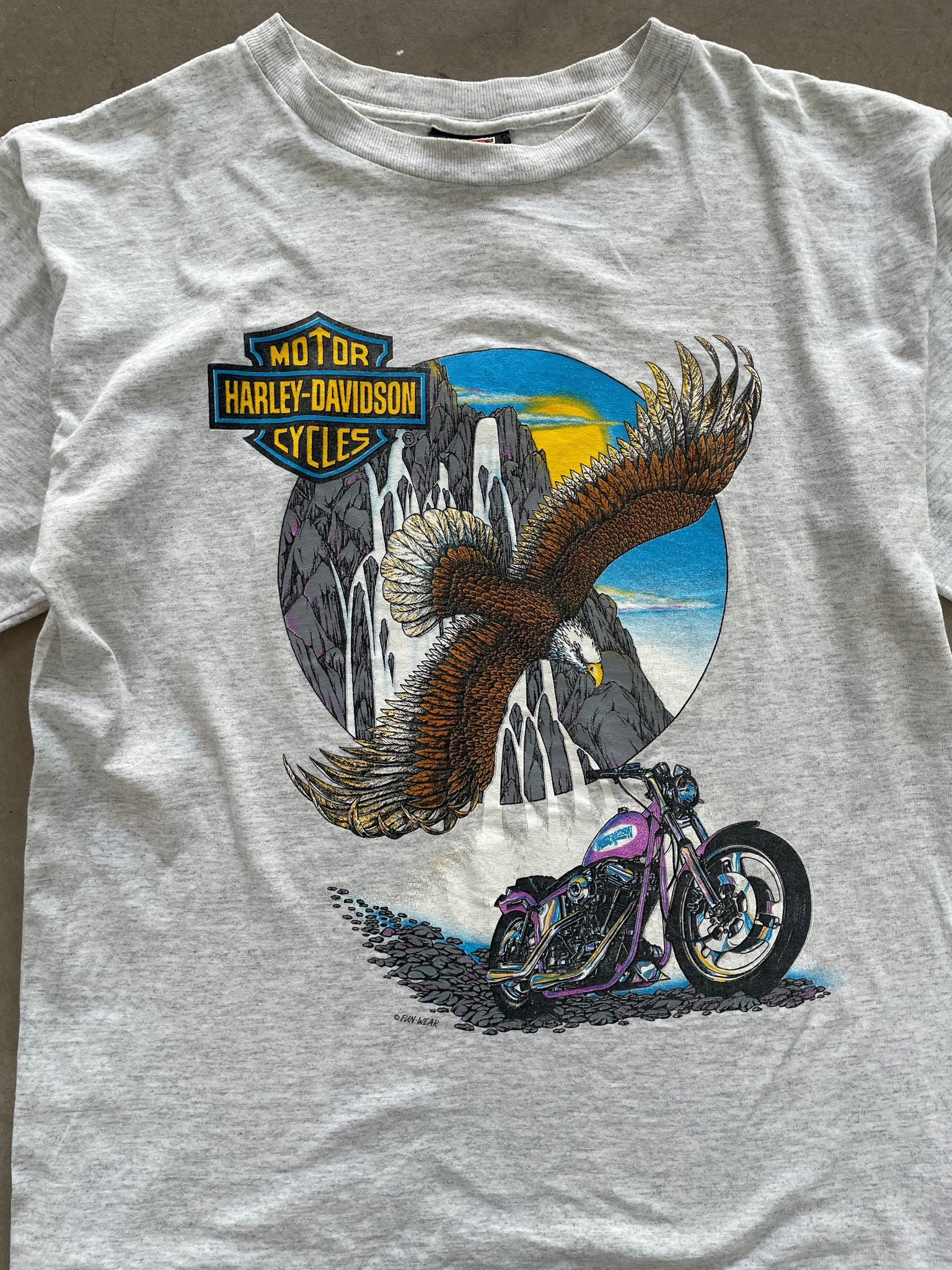 1990's Harley Davidson Eagle T-Shirt - L