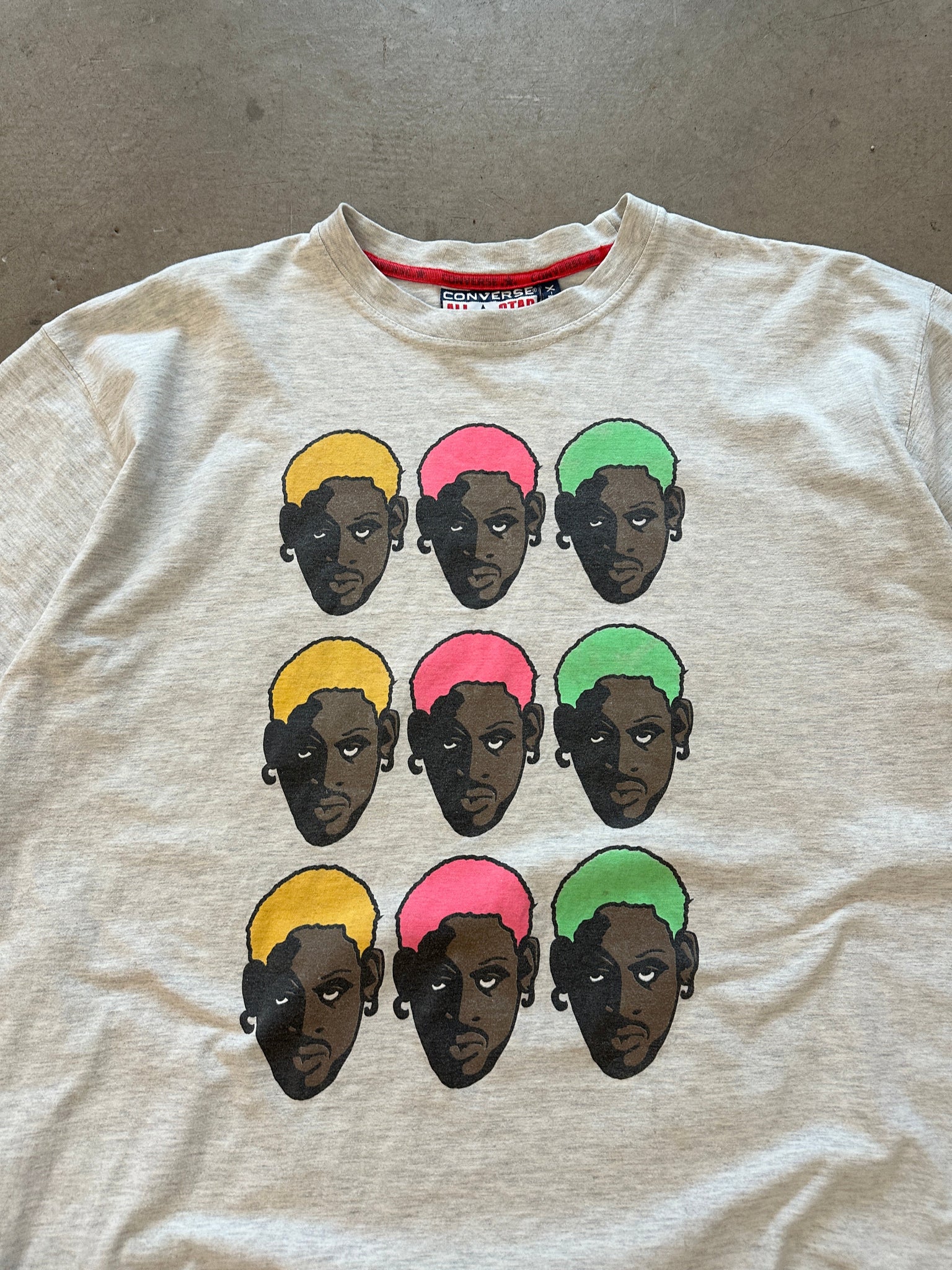 1990's Dennis Rodman x Converse Faces T-Shirt - XL