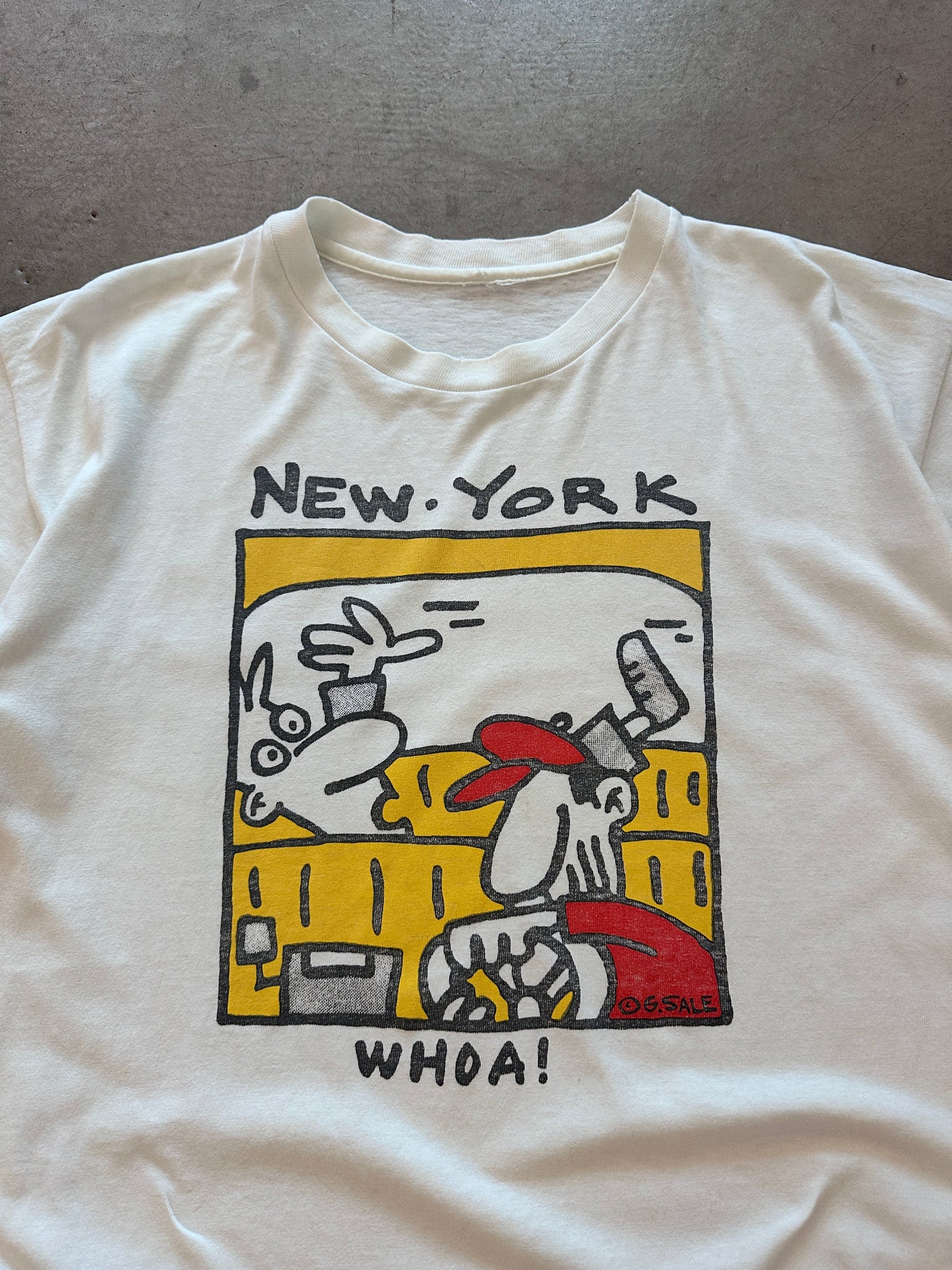 1990's New York Whoa T-Shirt - L