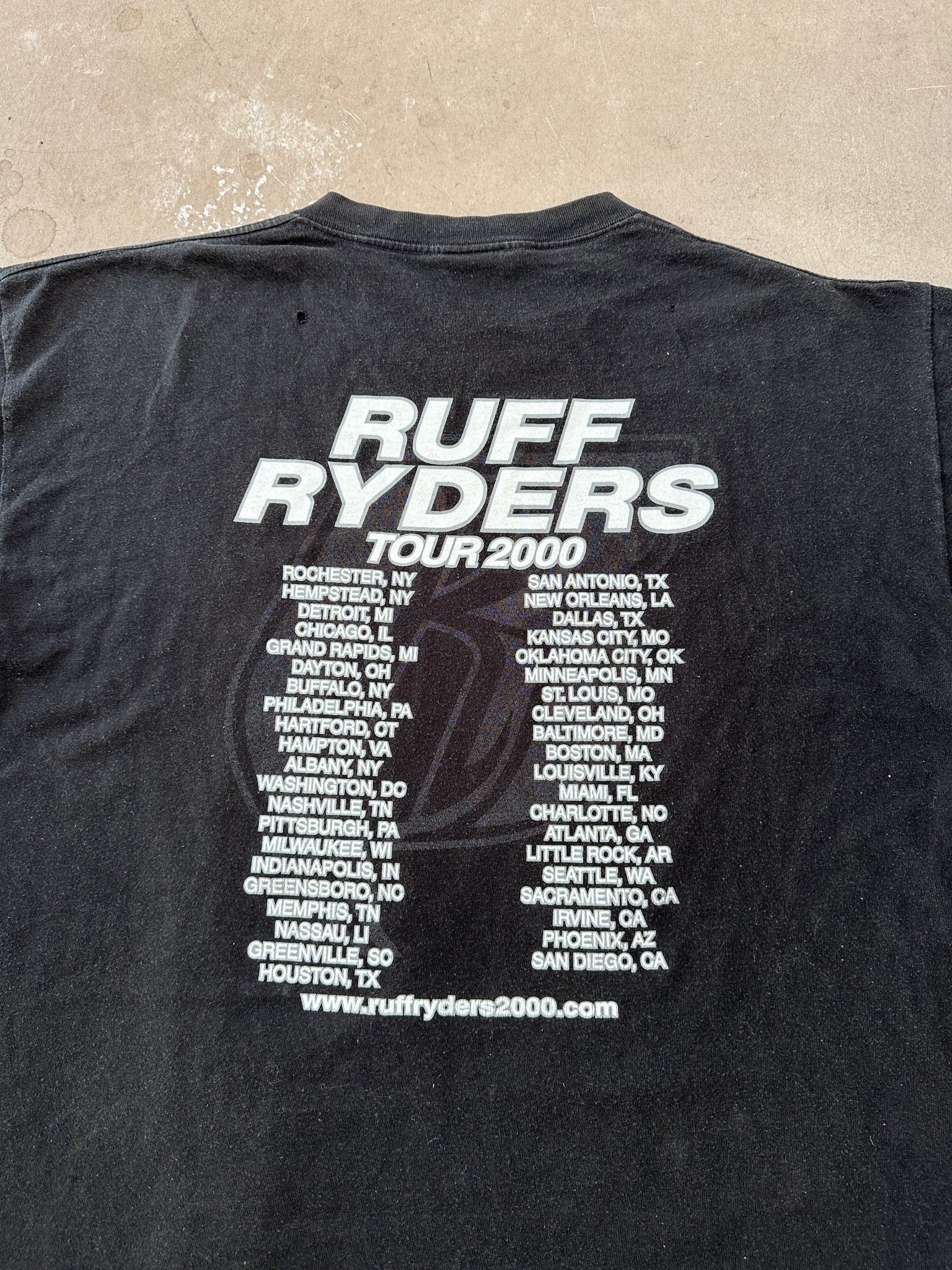 2000 Ruff Riders US Tour T-Shirt - XL