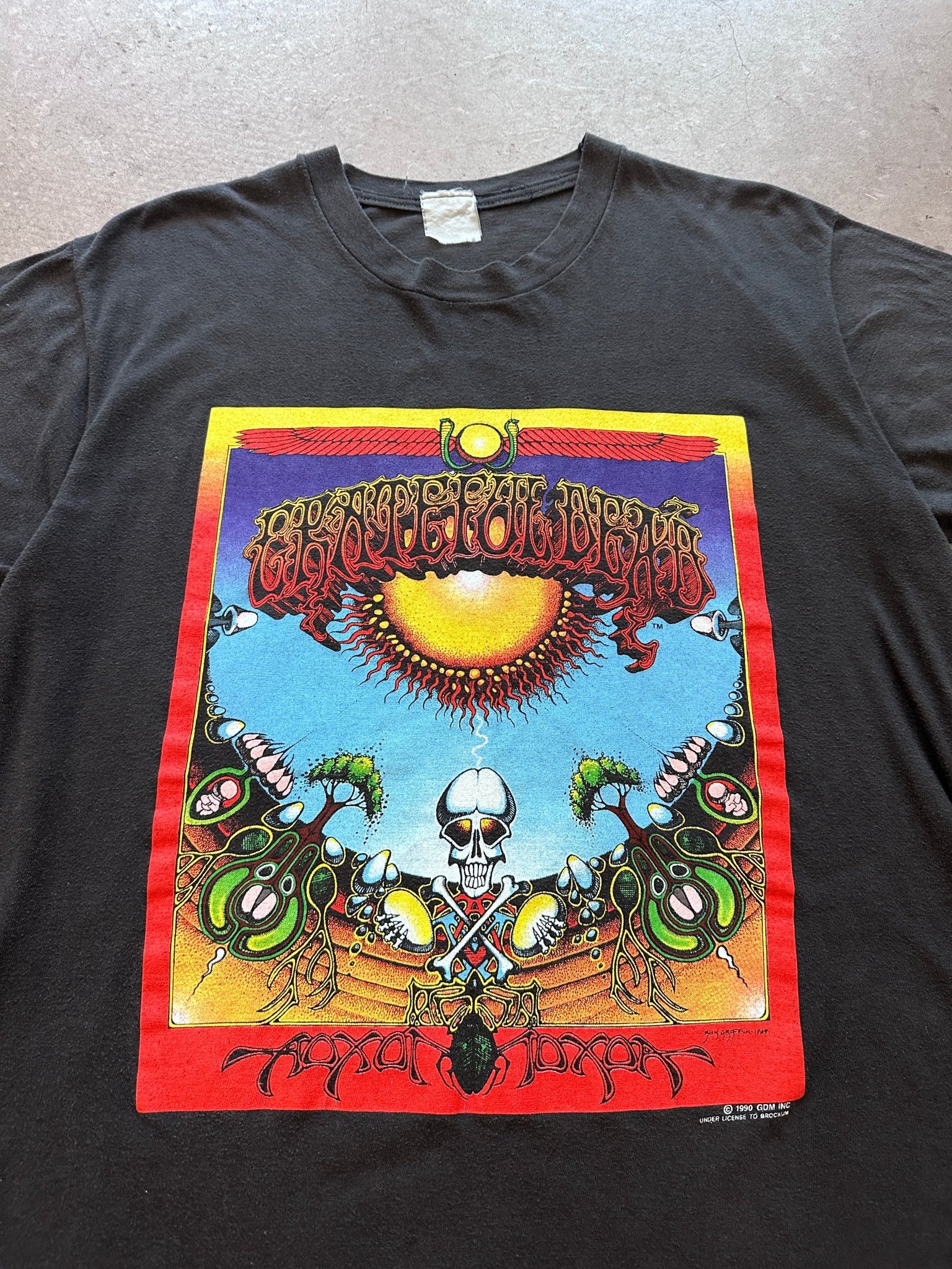 1990 Grateful Dead Rick Griffin AOXOMOXOA T-Shirt - L