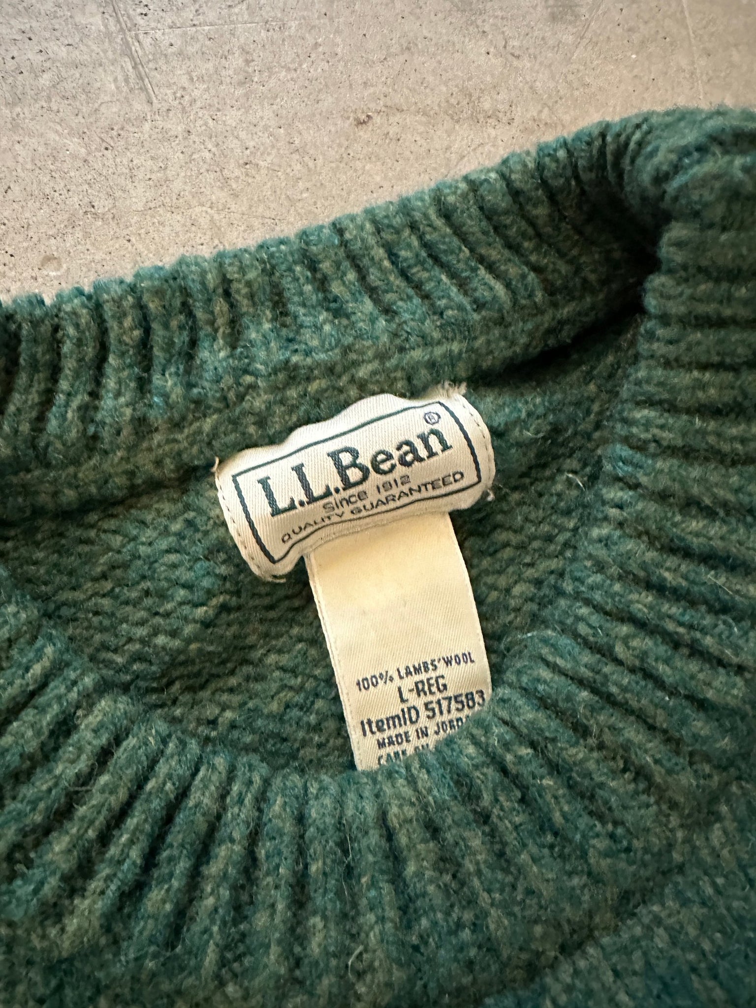 1990’s LL Bean Knitted Sweat - L