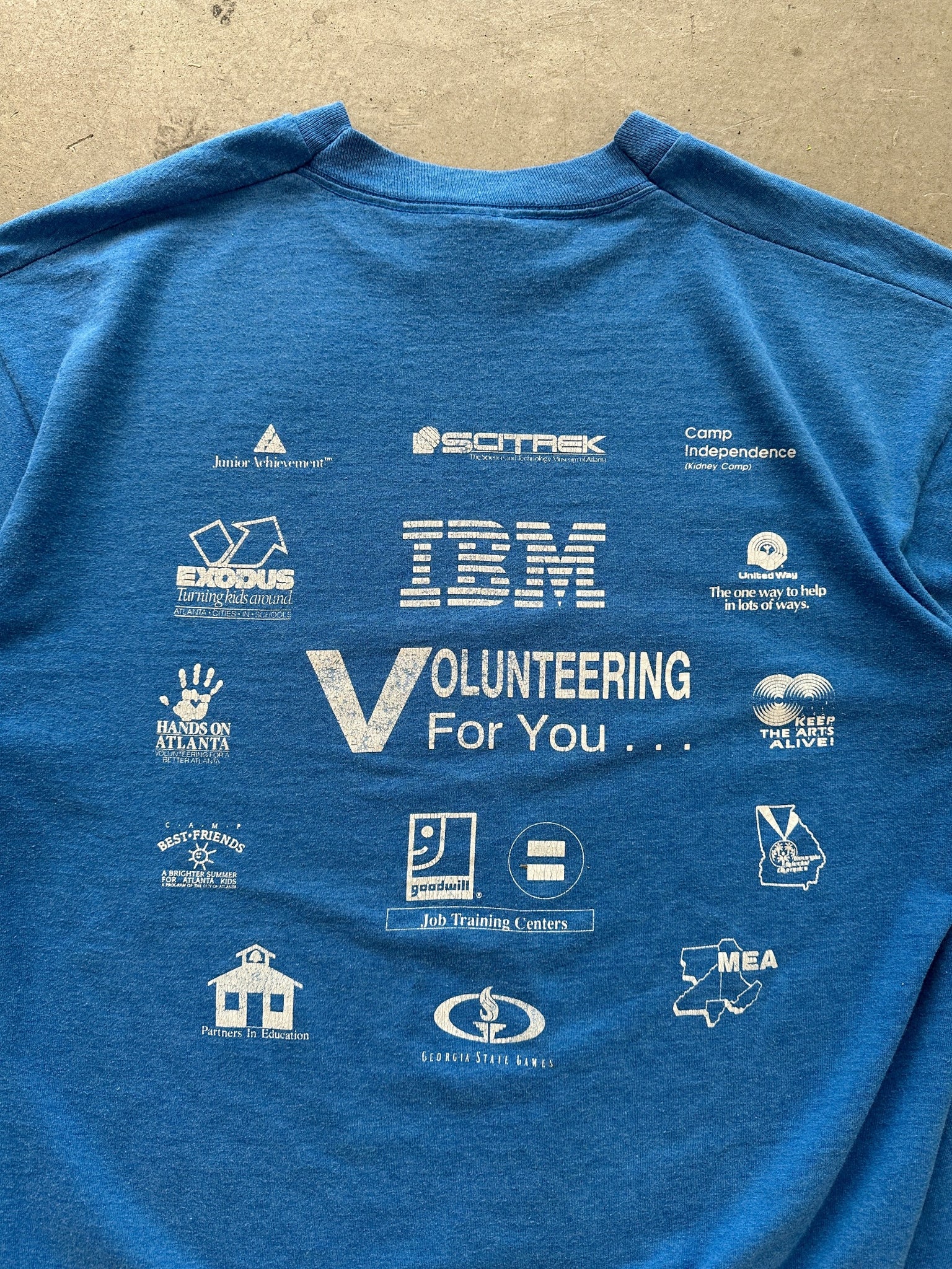 1990's IBM Volunteer T-Shirt - XL