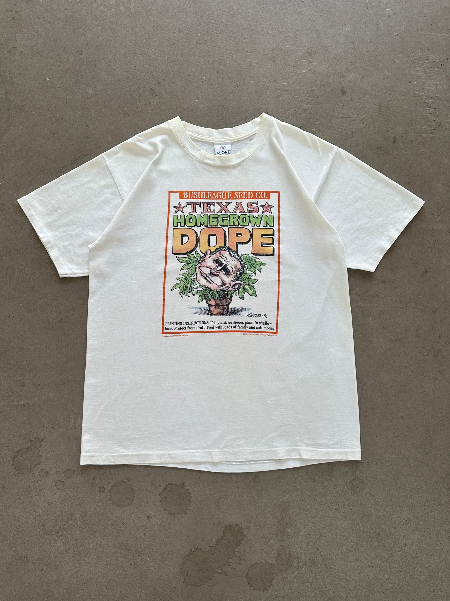 2001 Texas Homegrown Dope T-Shirt - L