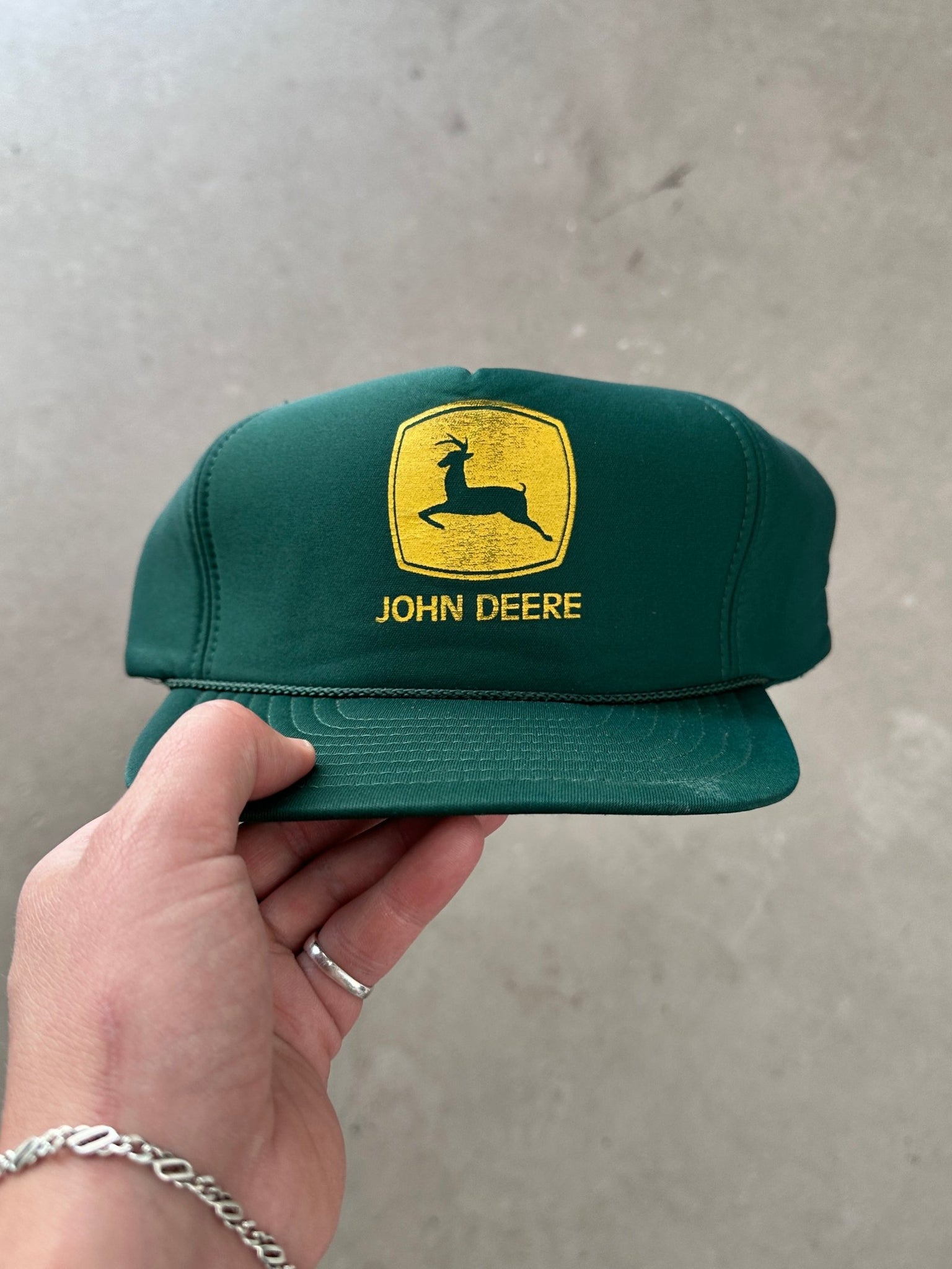 1990's John Deere Faded Cap