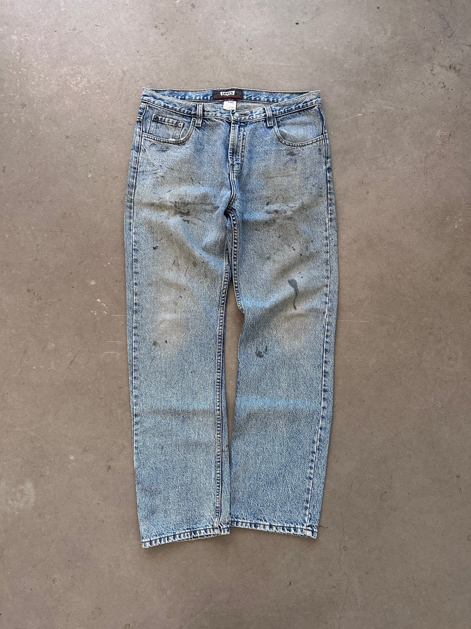 1990's Levi's 501 Painted Jeans - 36 x 32