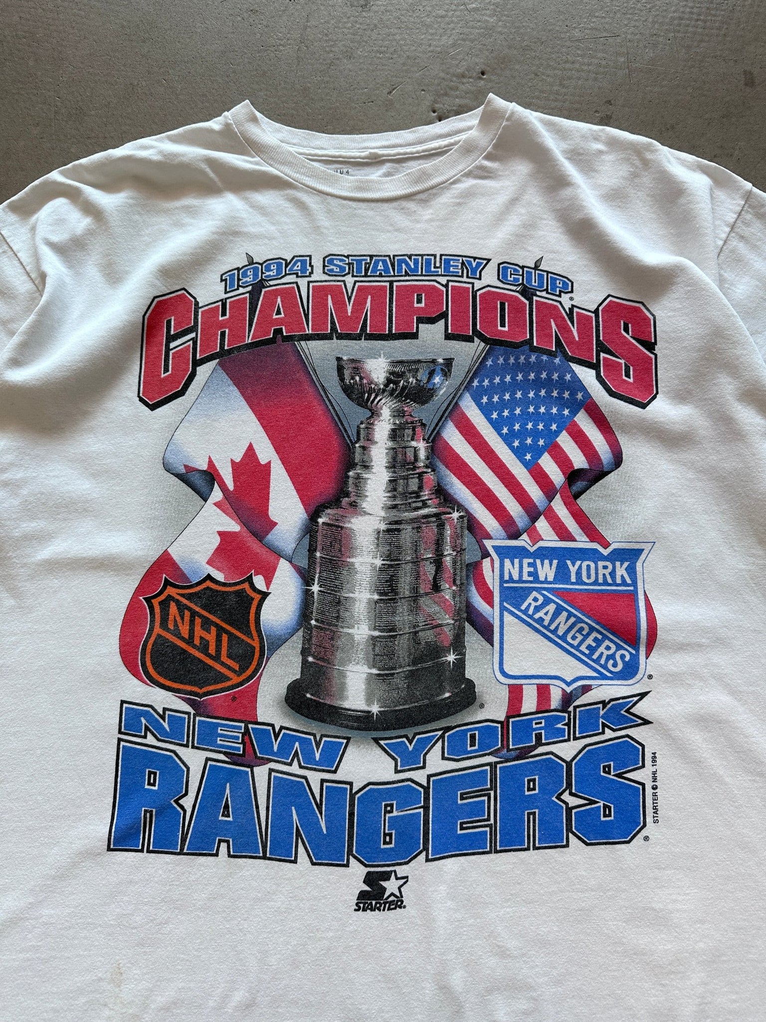 1994 Stanley Cup Champions T-Shirt - XL