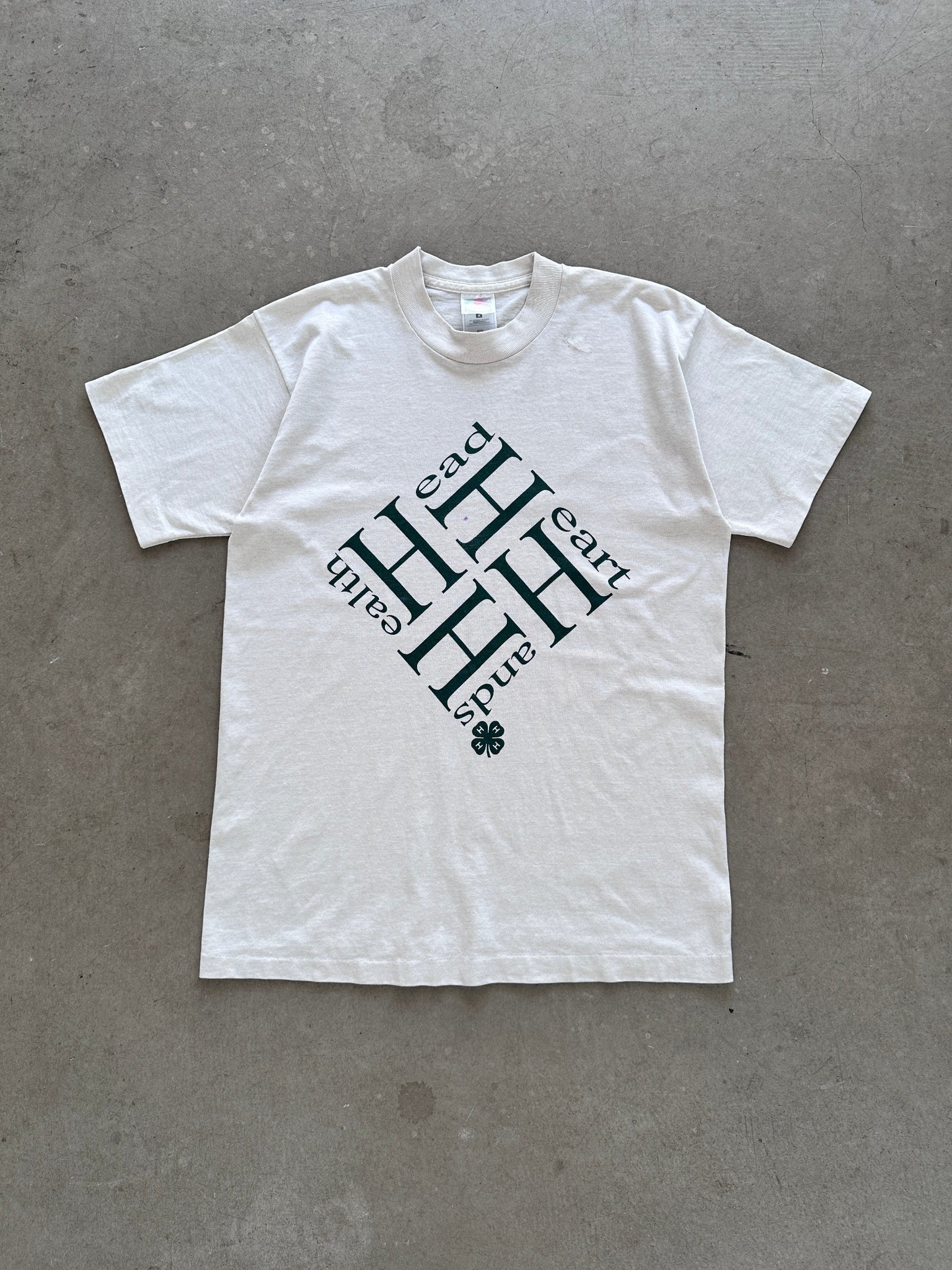 1990's Health Head Heart Hands T-Shirt - M
