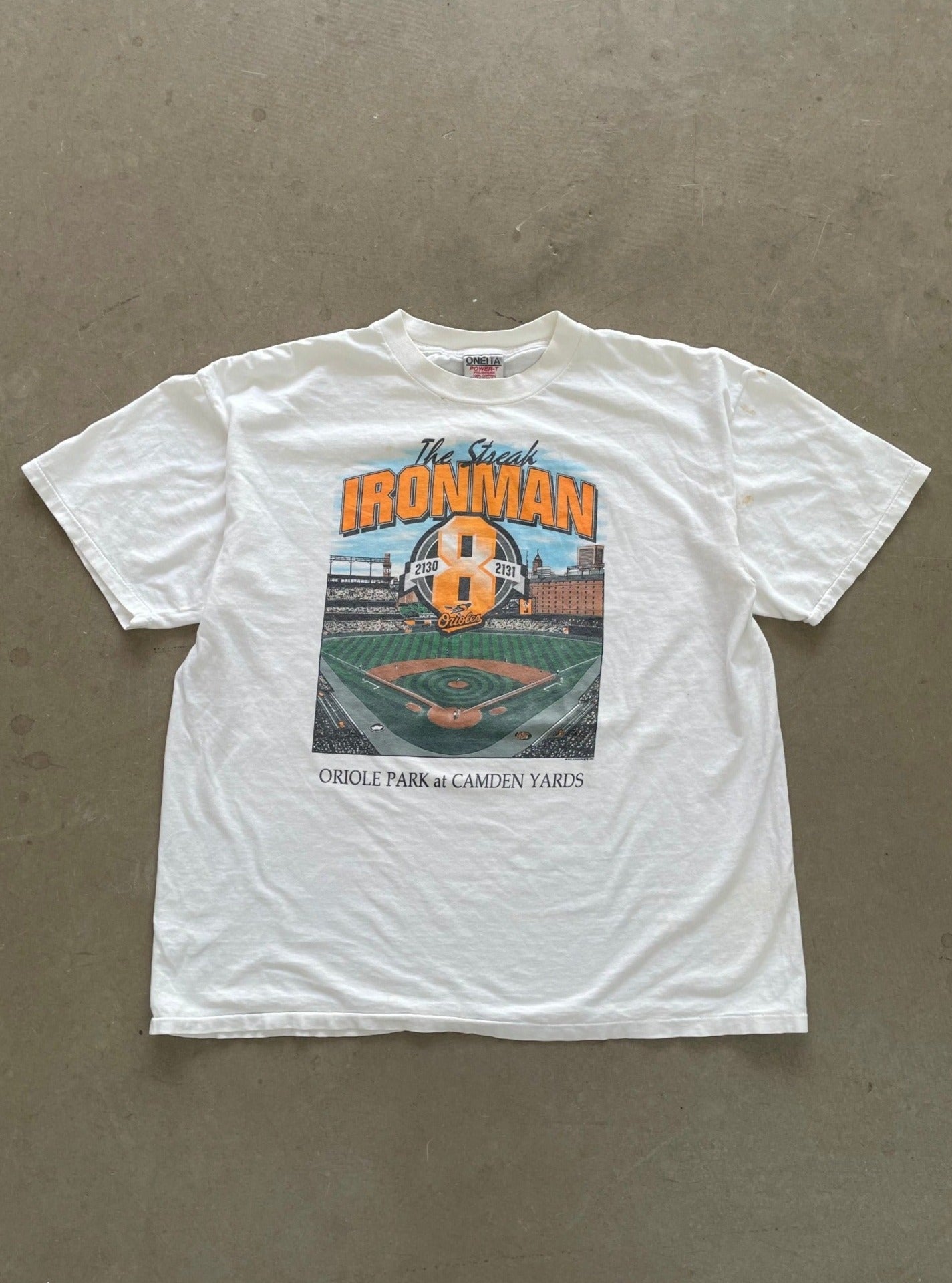 1995 Orioles Ironman T-Shirt - XL