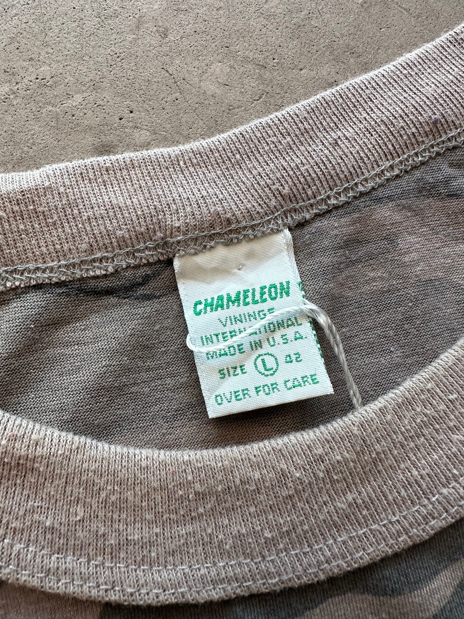 1970's Chameleon Camo T-Shirt - L