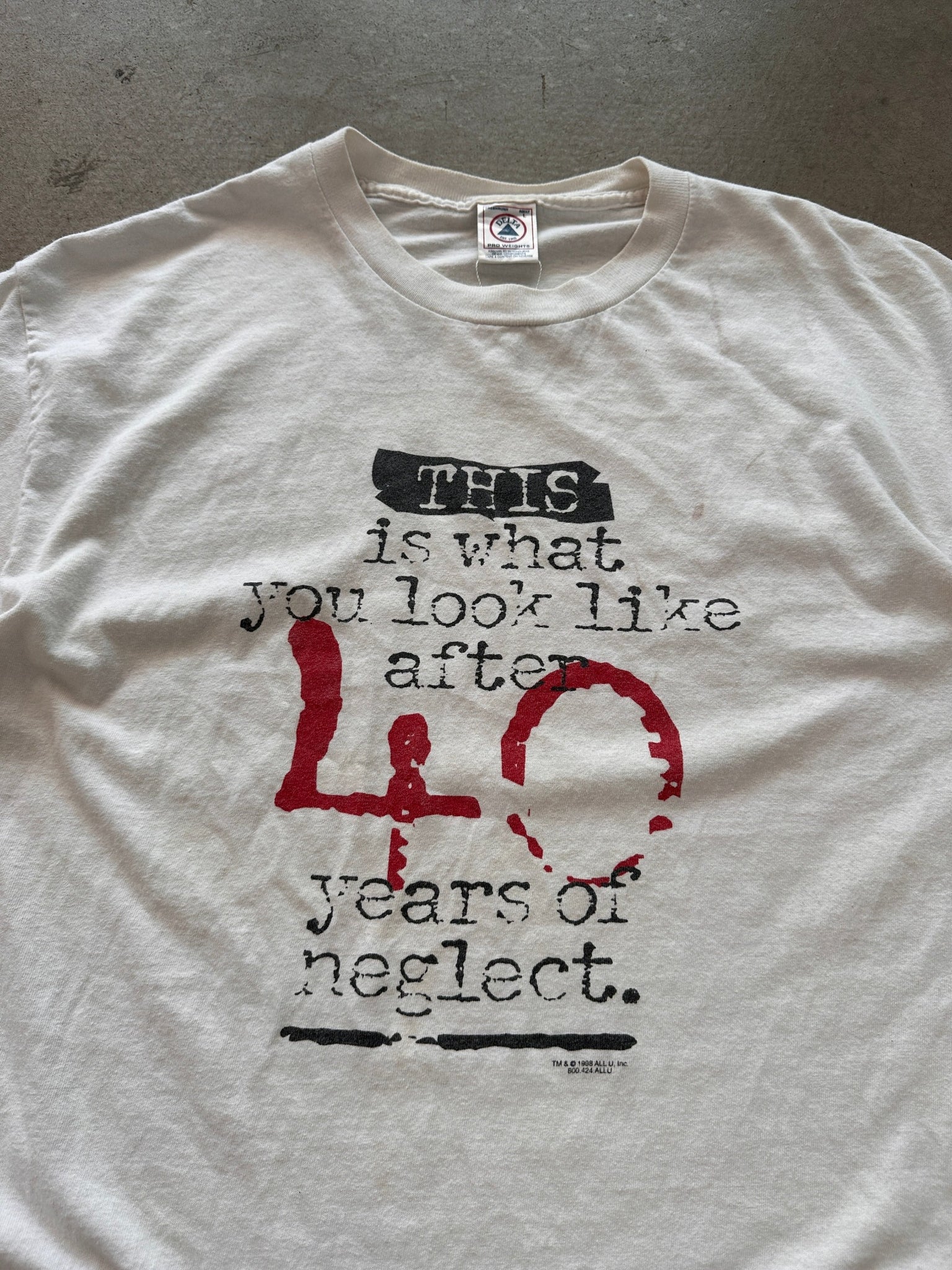 1998 40 Years of Neglect T-Shirt - L