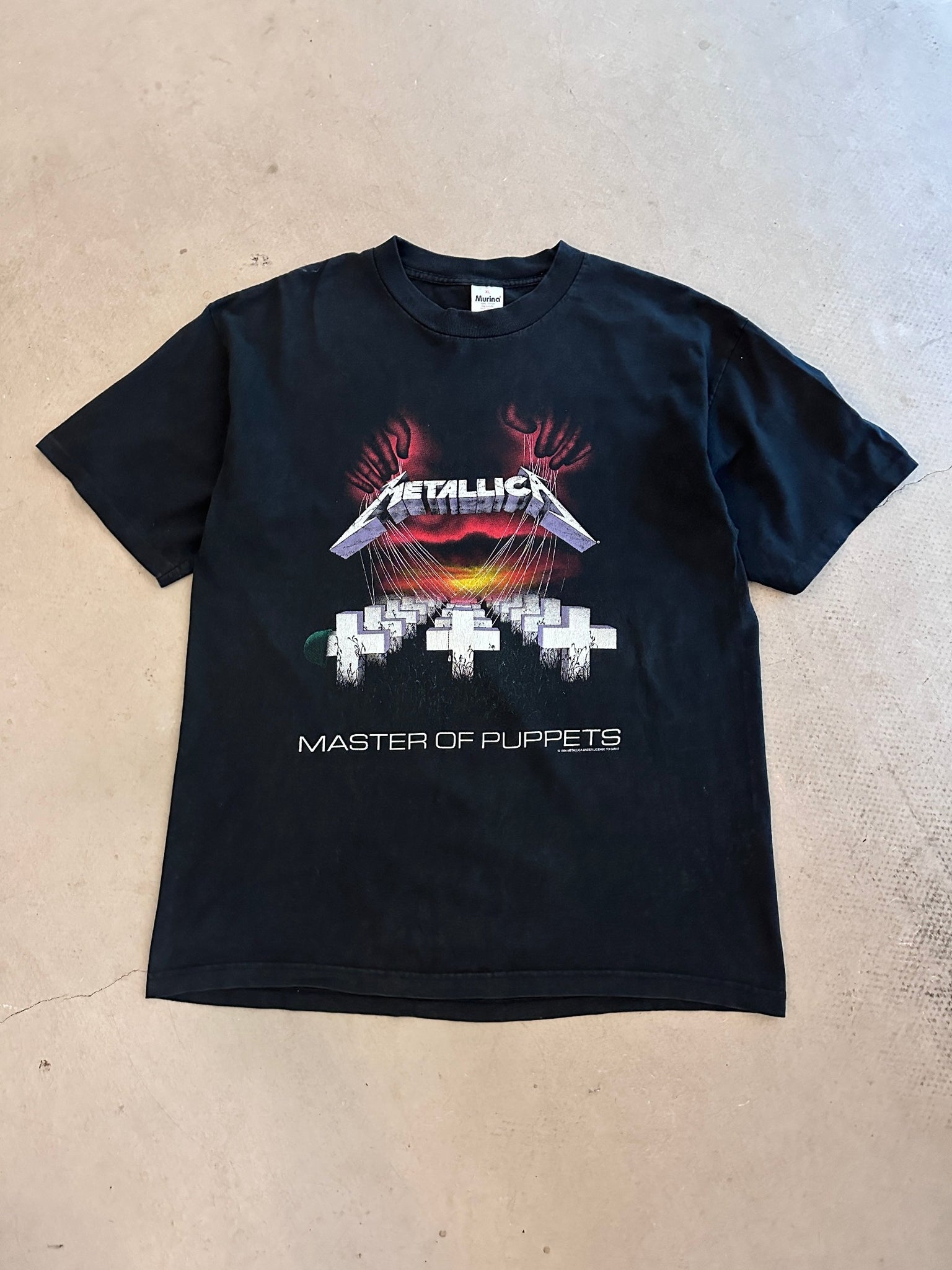 1994 Metallica Masters of Puppets T-Shirt - XL