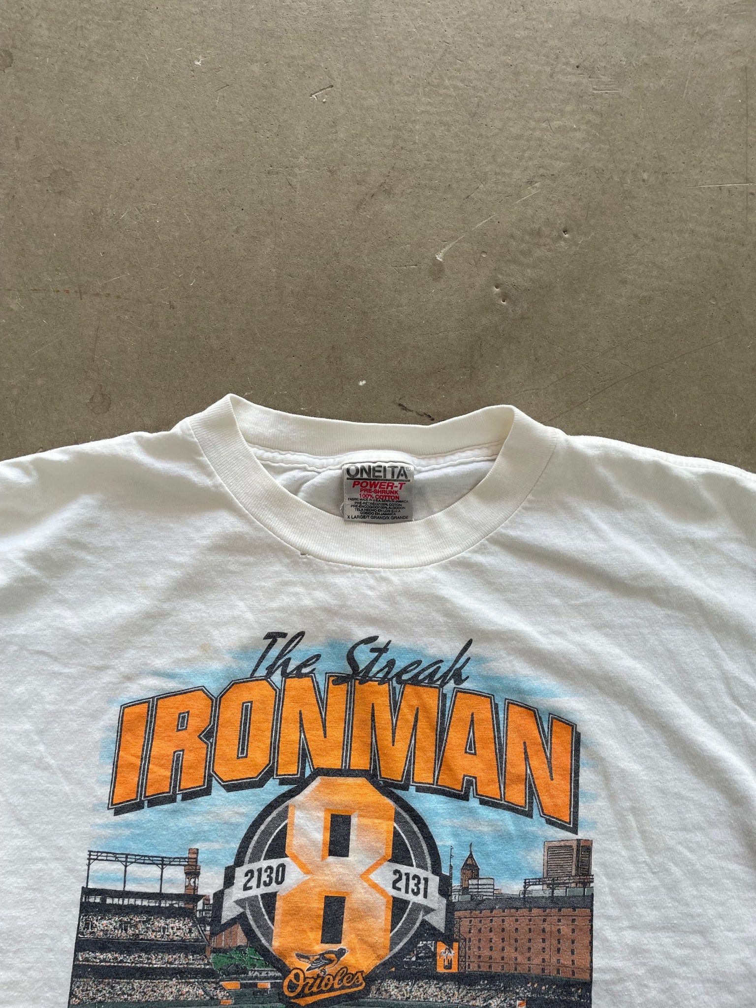 1995 Orioles Ironman T-Shirt - XL