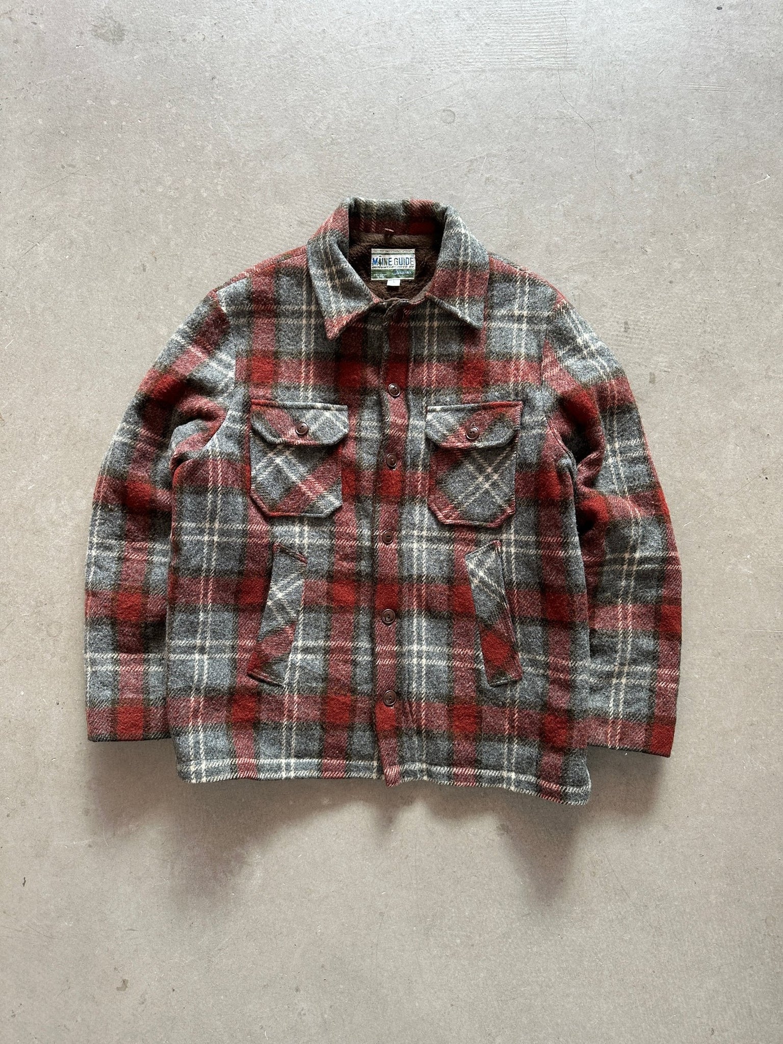 1980's Maine Guide Lined Jacket - L