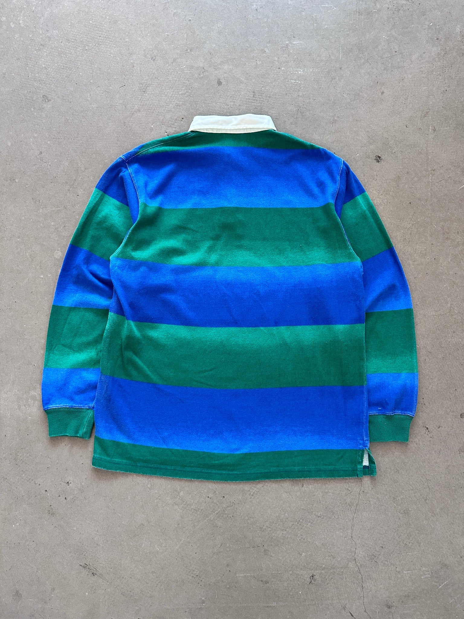 1990's Ralph Lauren Faded Rugby Shirt - M