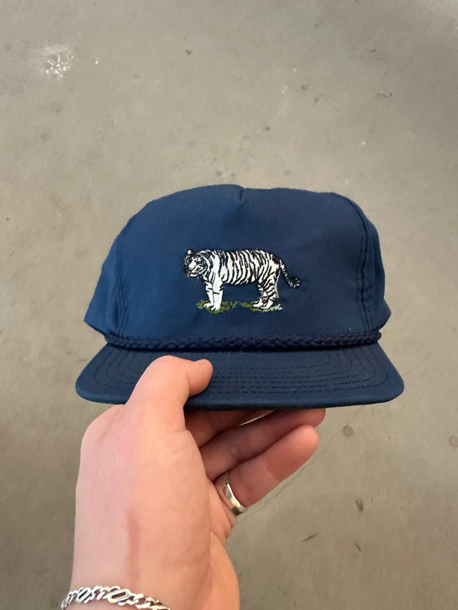 1990's White Tiger Cap