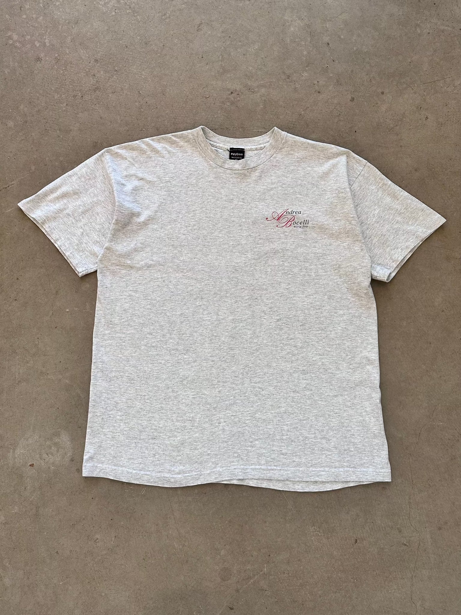 1990's Andrea Bocelli World Tour T-Shirt - XL