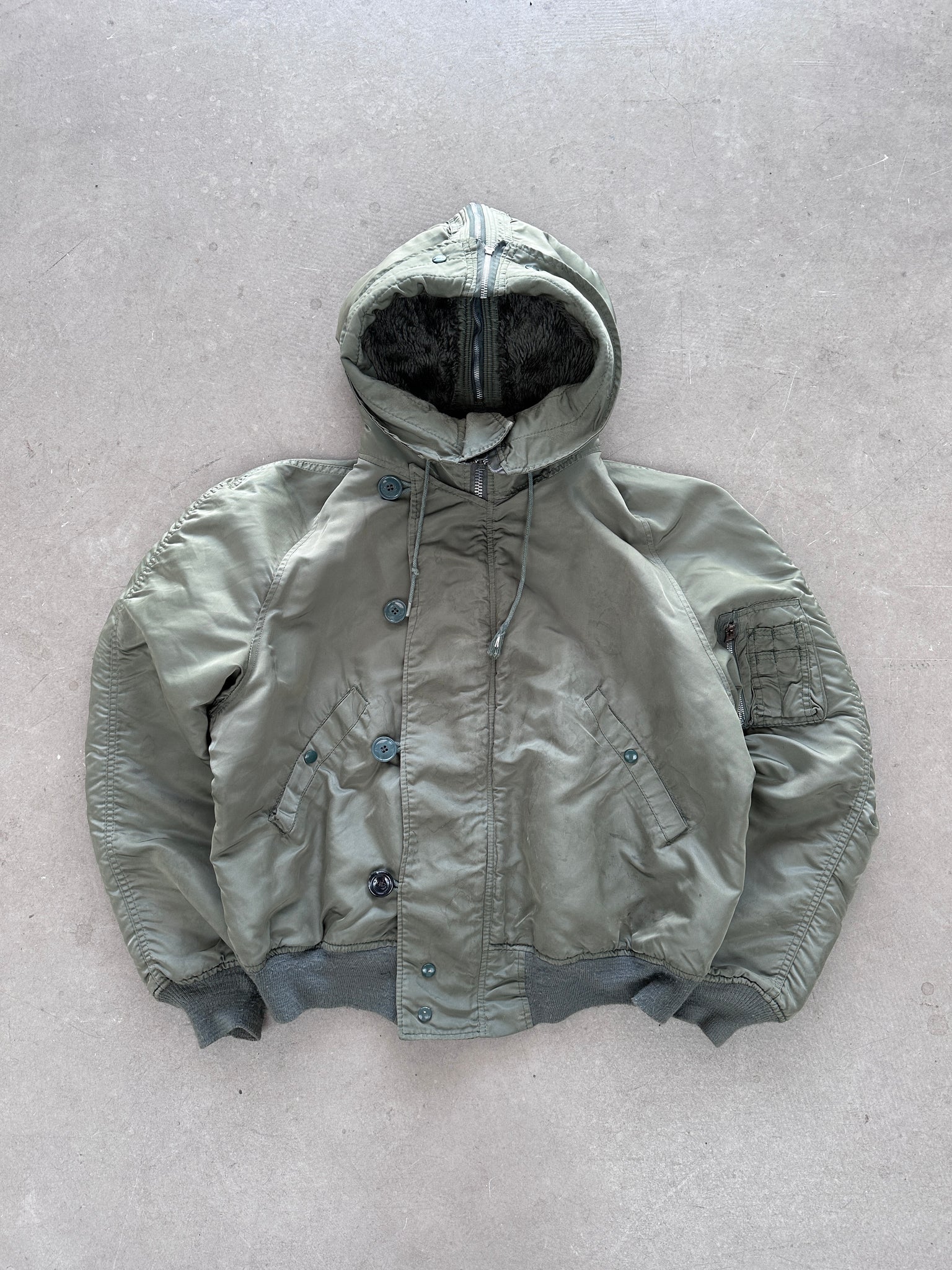 1990’s Alpha Industries Hooded Bomber - L