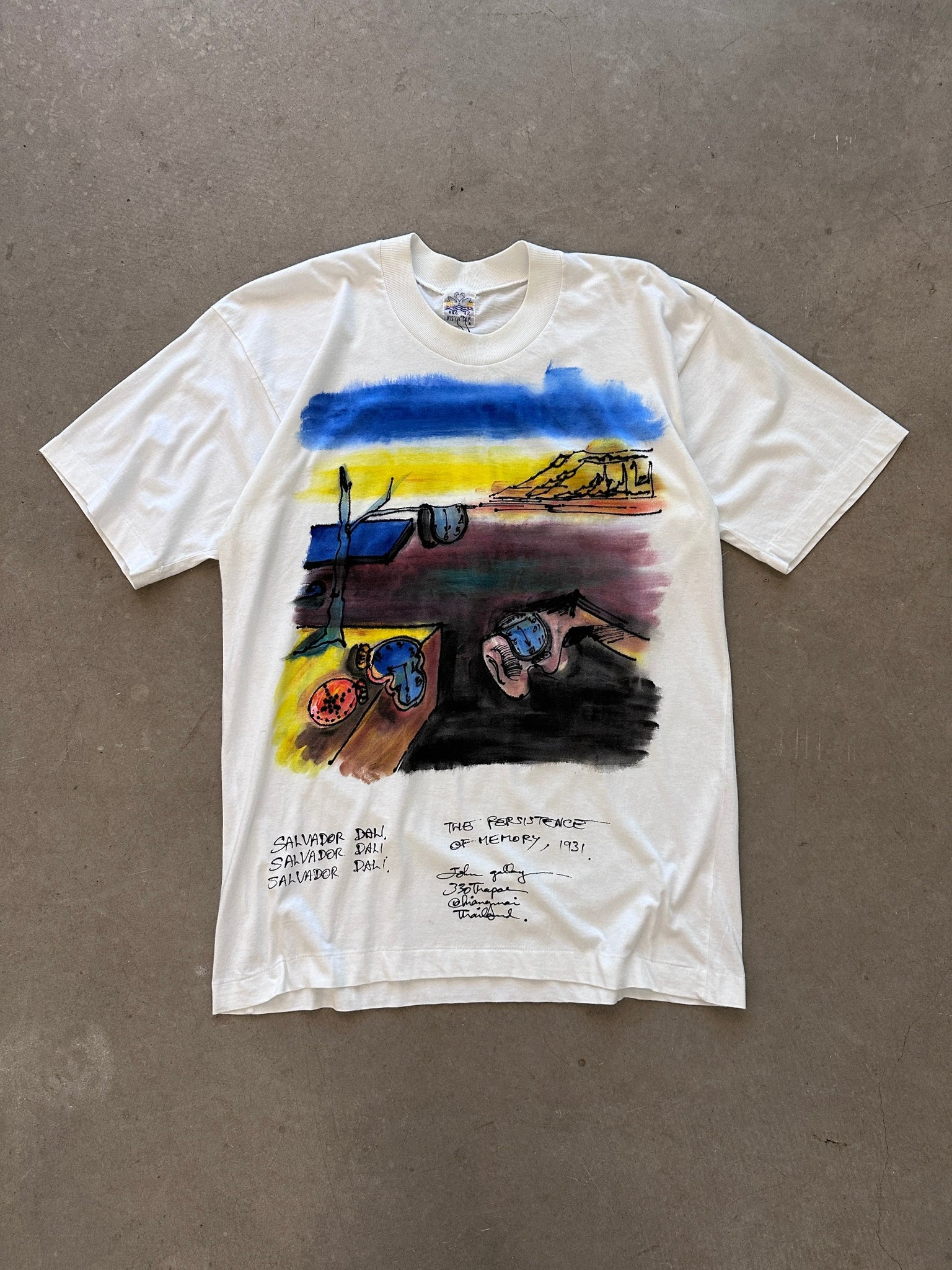 1980's Salvador Dali Painting T-Shirt - M