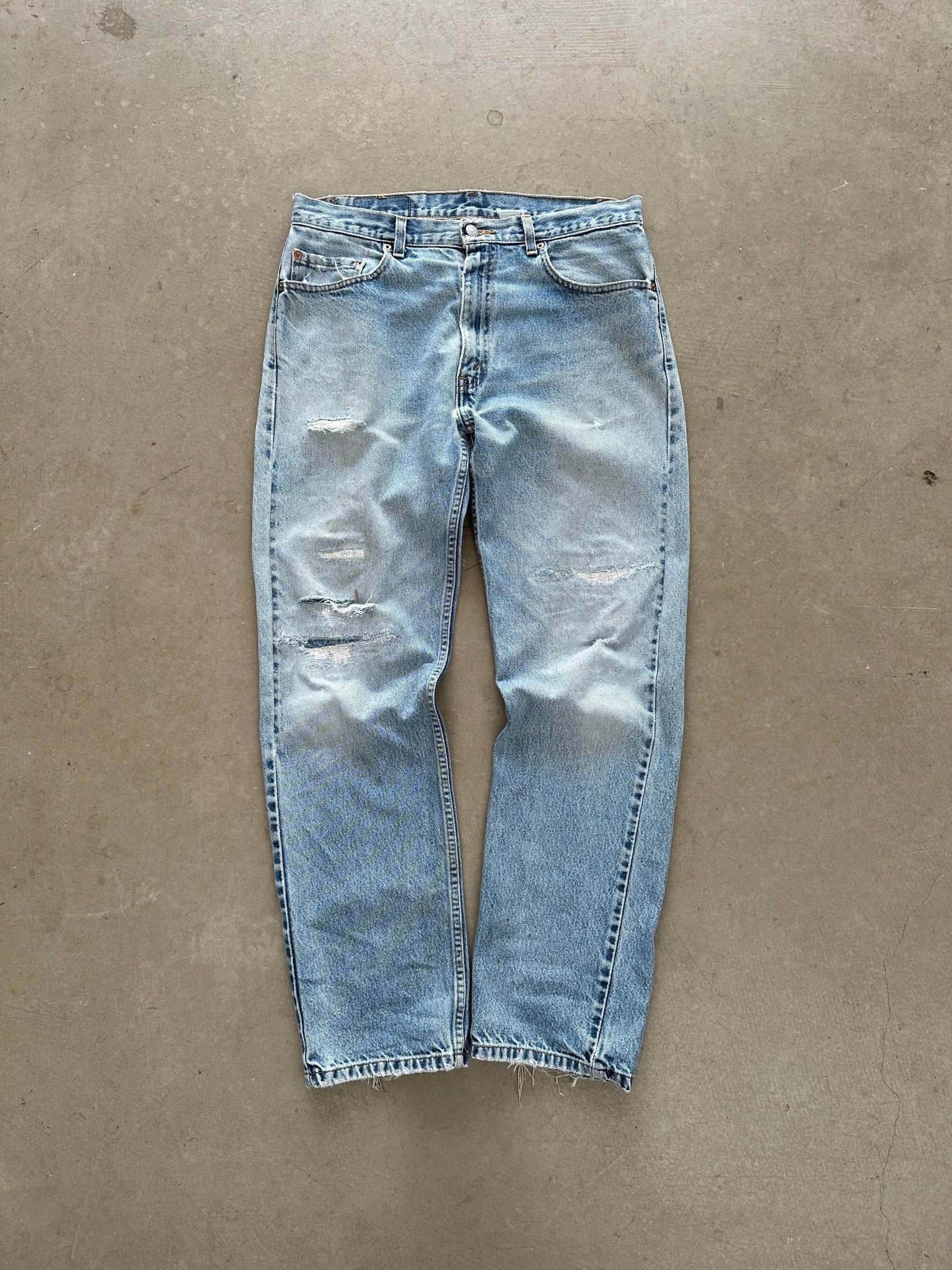 1990's Levi's Repaired 505 Jeans - 35 x 32