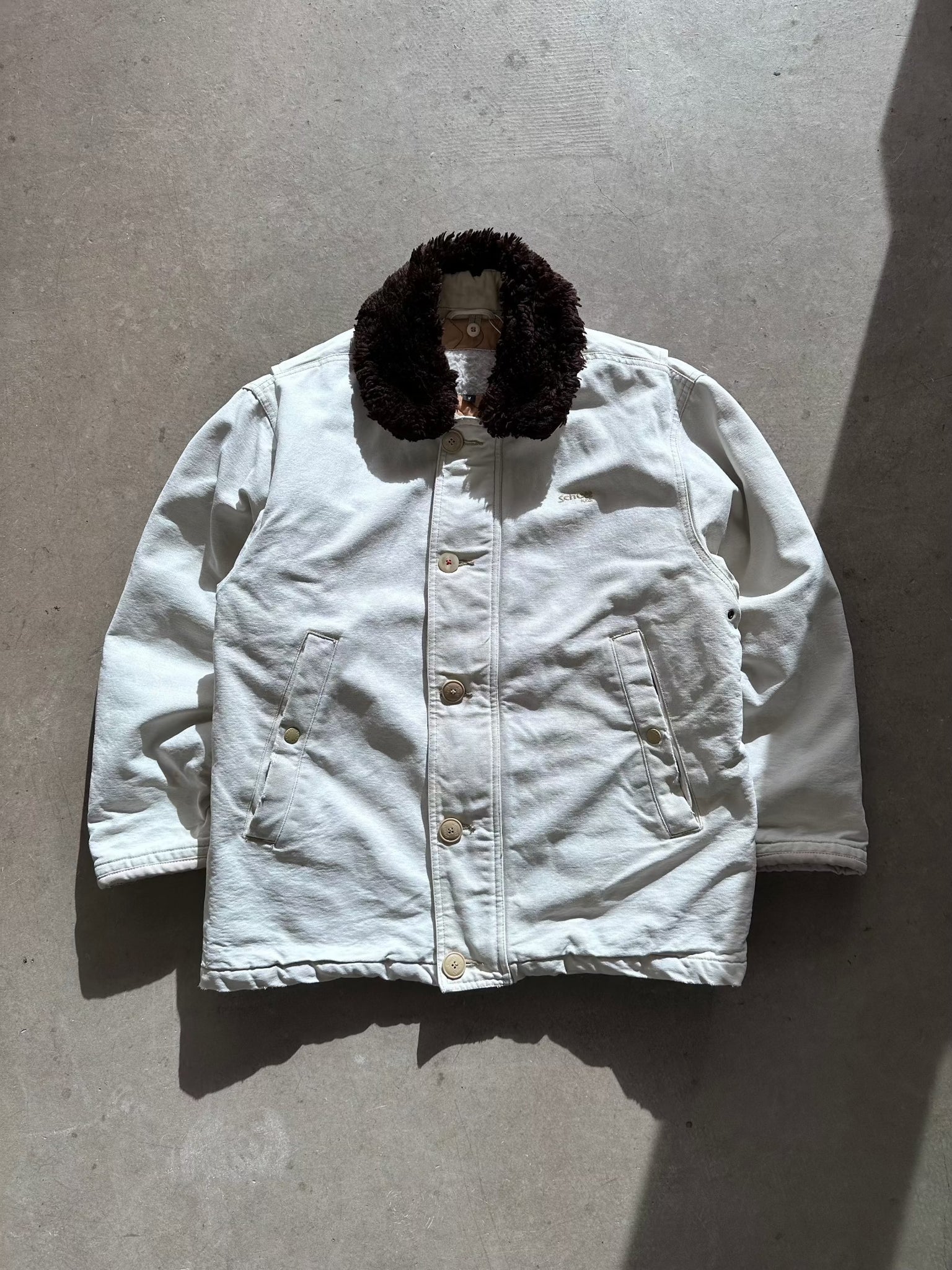 1998 Schott NYC Lined Deck Jacket - M