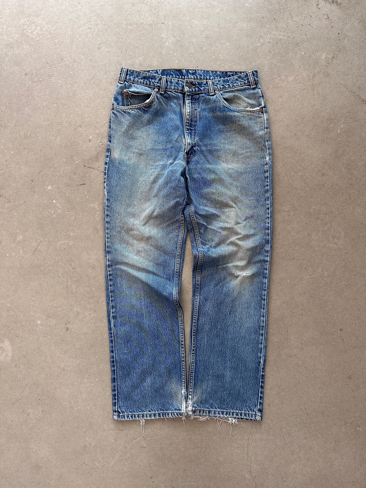 1980's Levi's 619 Orange Tab Jeans - 36 x 30