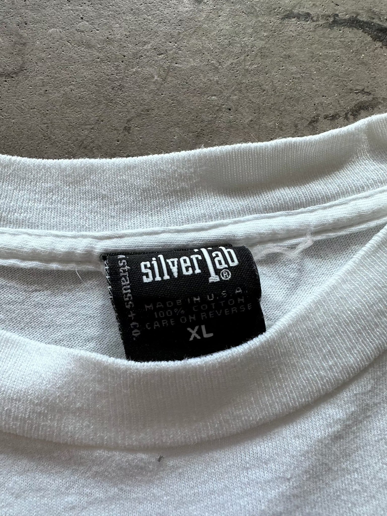 1990's Levi's Silver Tab Logo T-Shirt - XL