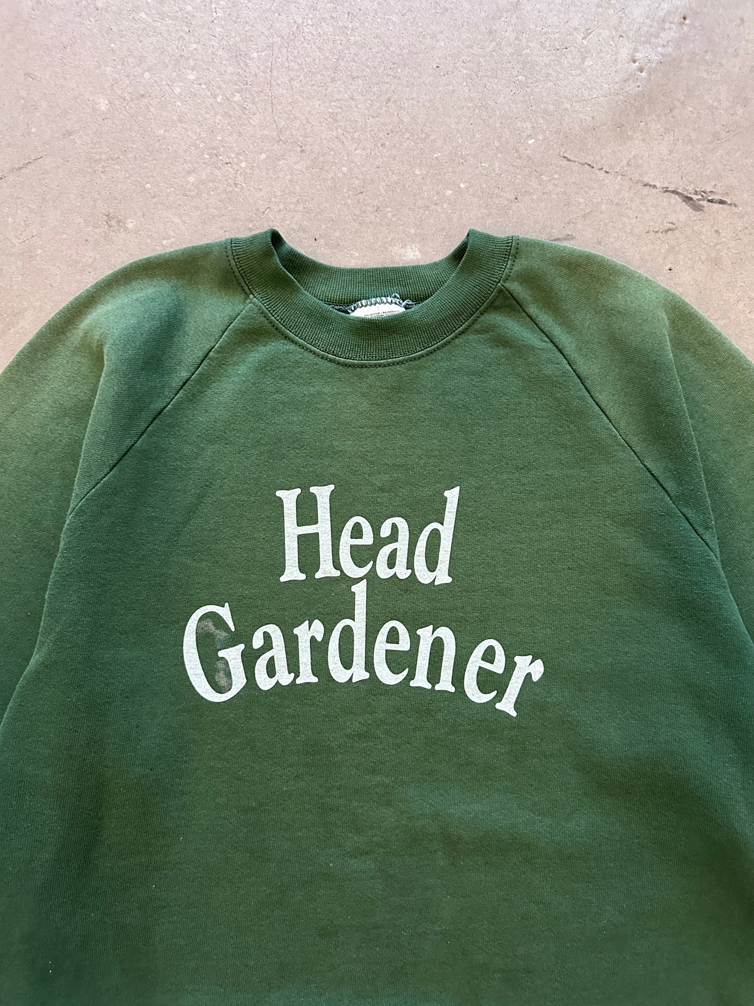 1990’s Head Gardener Faded Sweat - L