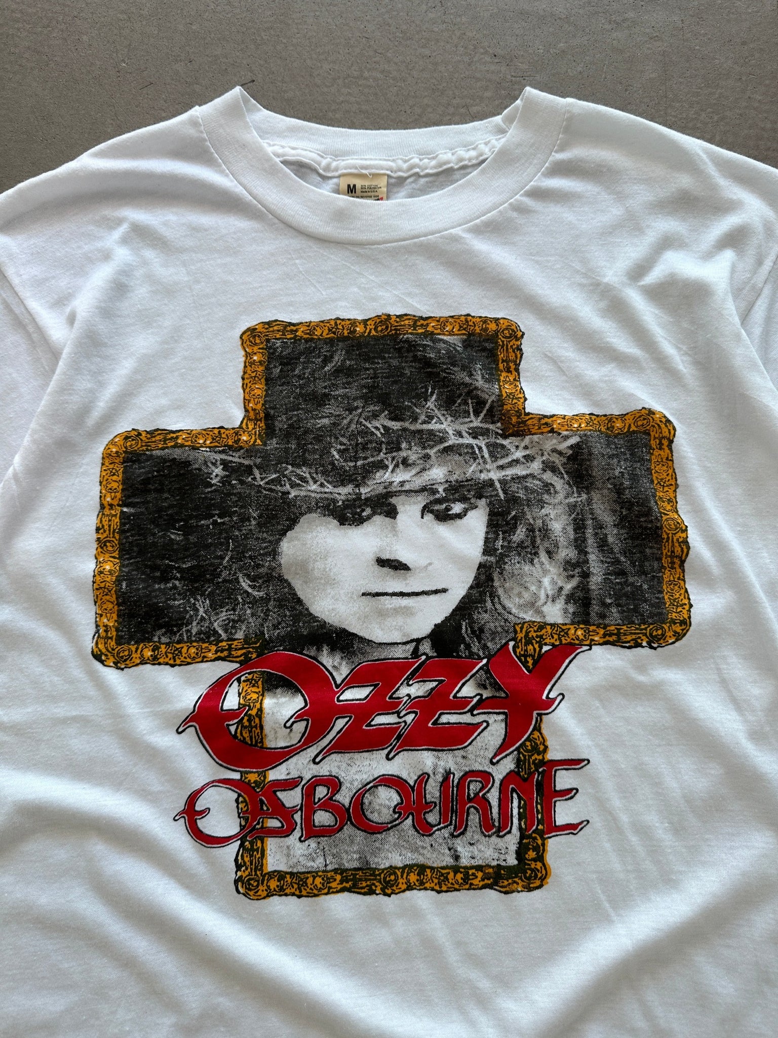 1988 Ozzy Osbourne No Rest For The Wicked Tour T-Shirt - M