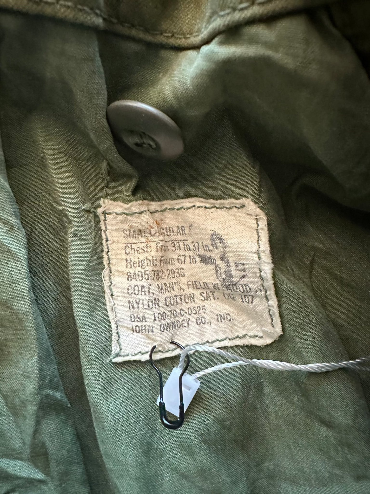 1970 US Army M65 Field Jacket - S